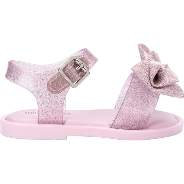 Sandalias Mini Melissa Mar para Niñas - Brillo Rosa 22,6 cm