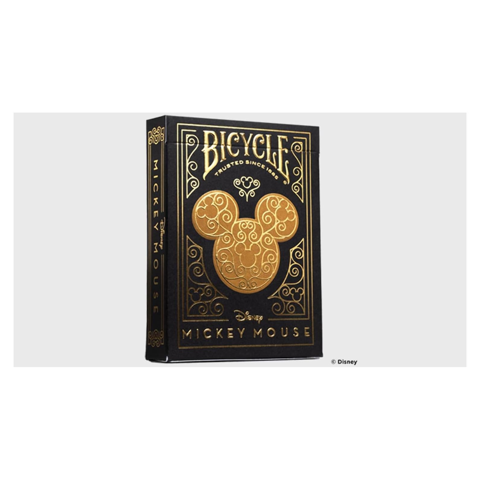 Mazo de Cartas Disney Mickey Mouse - Dorado y Negro - 99.58g