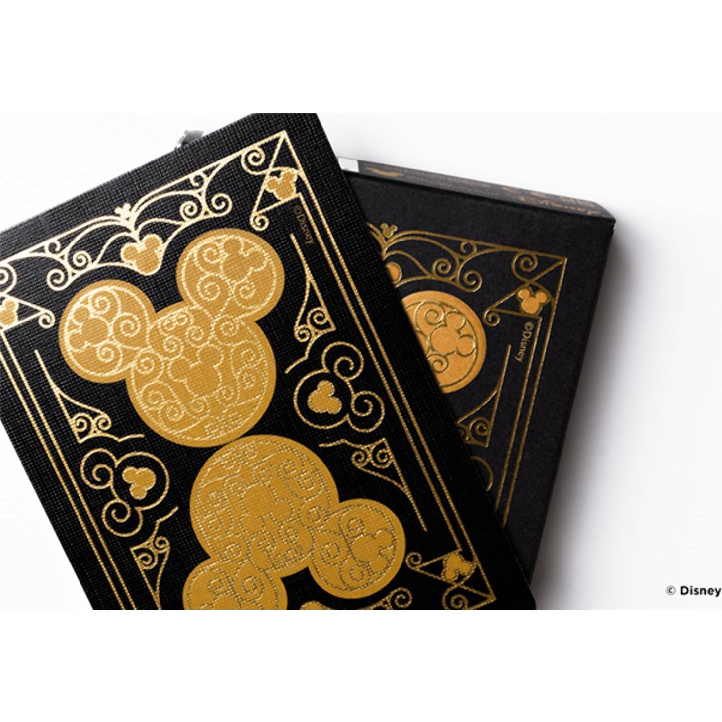 Mazo de Cartas Disney Mickey Mouse - Dorado y Negro - 99.58g