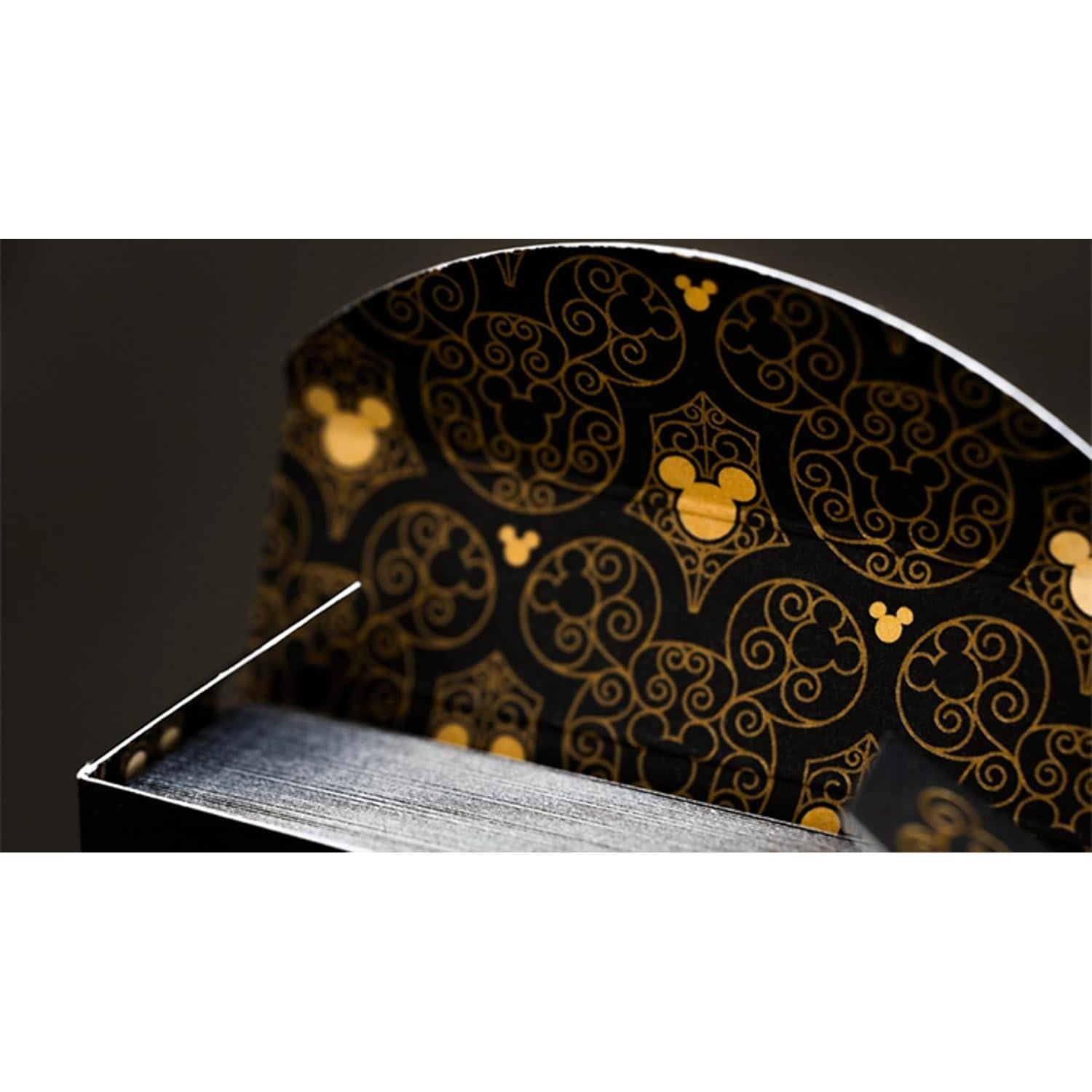 Mazo de Cartas Disney Mickey Mouse - Dorado y Negro - 99.58g