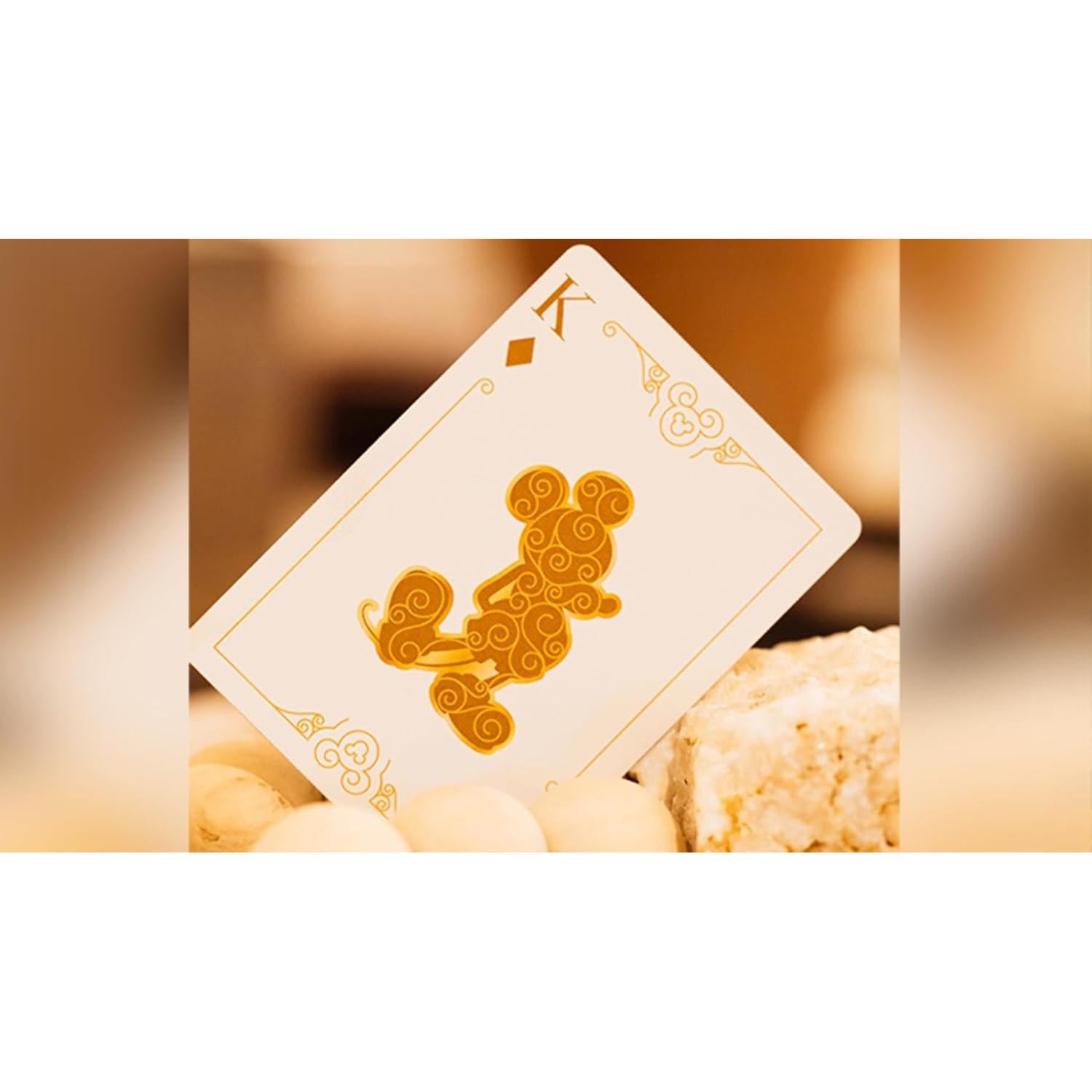 Mazo de Cartas Disney Mickey Mouse - Dorado y Negro - 99.58g