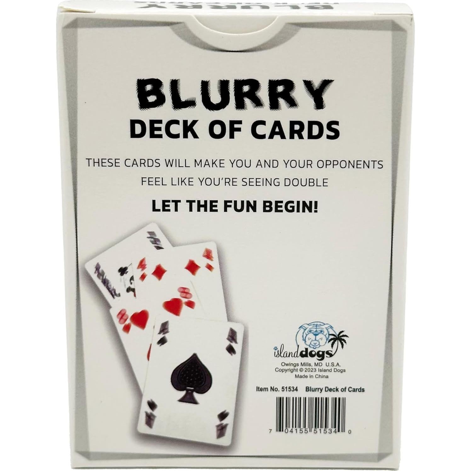 Baraja Borrosa Island Dogs - 52 Cartas Divertidas para Juegos