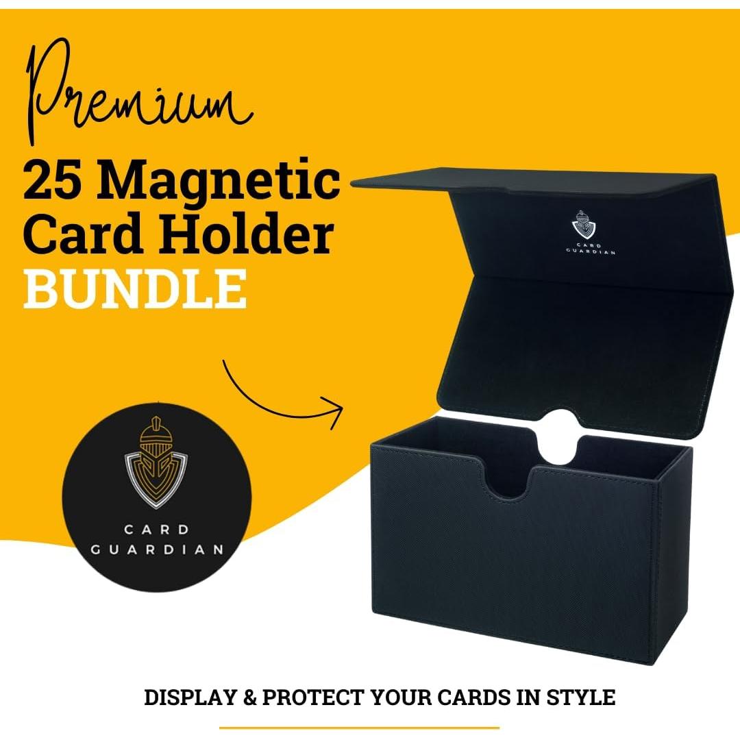 Caja de Baraja Premium Card Guardian con 25 Soportes Magnéticos