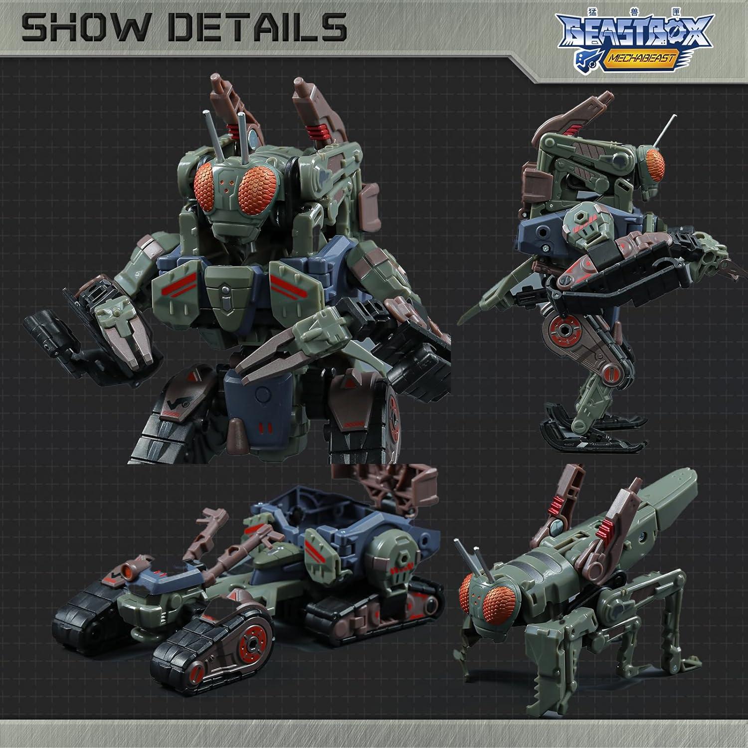Figura de Acción Mecha Transformadora 52TOYS BMM-02 ZOMBIETRACK