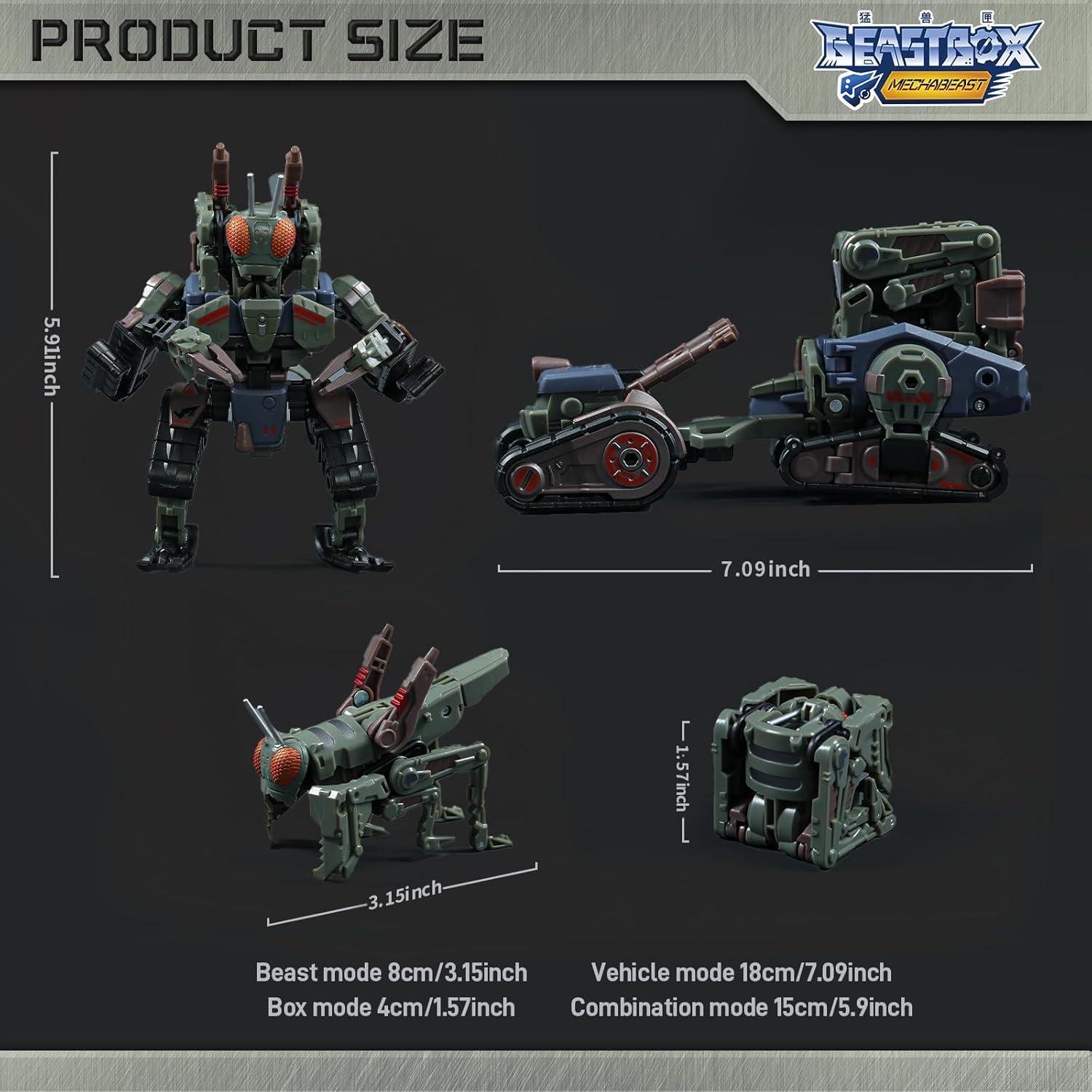 Figura de Acción Mecha Transformadora 52TOYS BMM-02 ZOMBIETRACK
