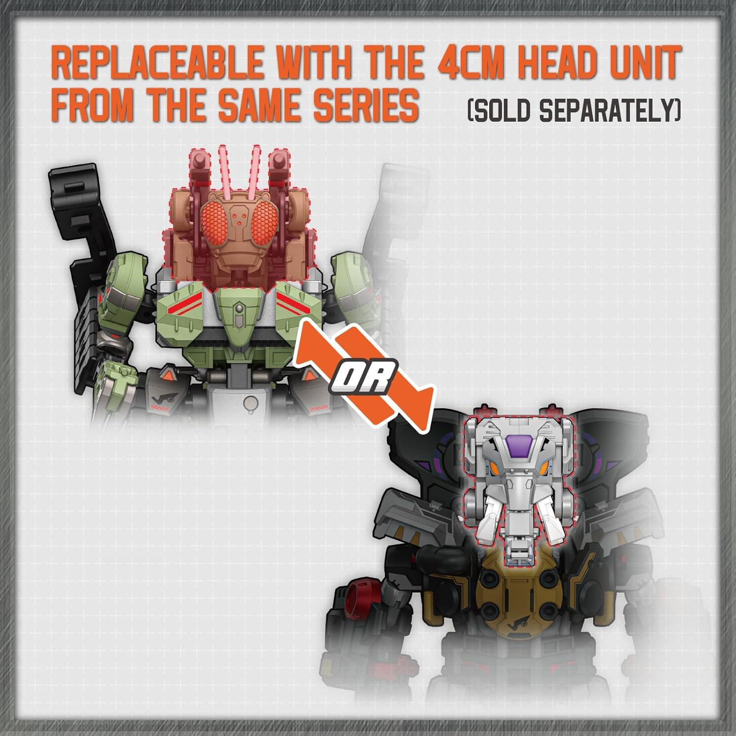 Figura de Acción Mecha Transformadora 52TOYS BMM-02 ZOMBIETRACK