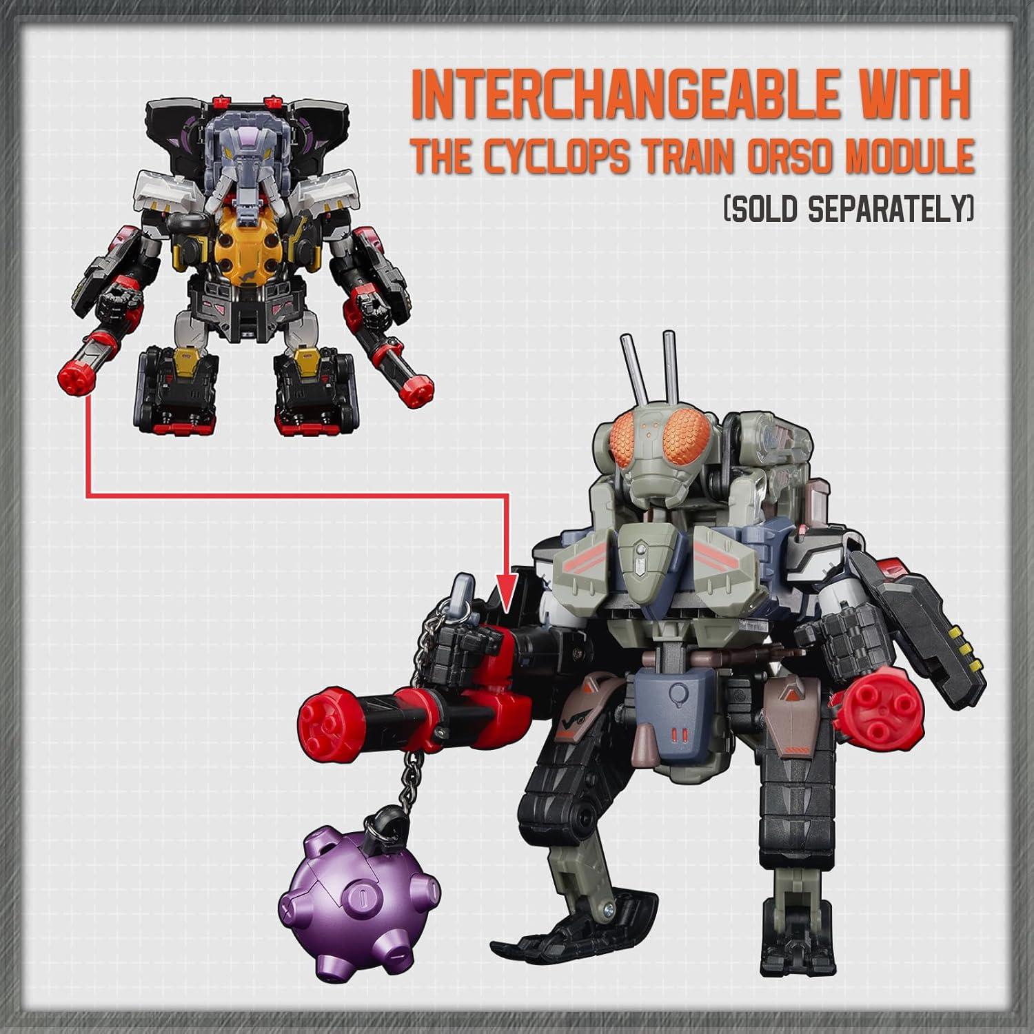 Figura de Acción Mecha Transformadora 52TOYS BMM-02 ZOMBIETRACK