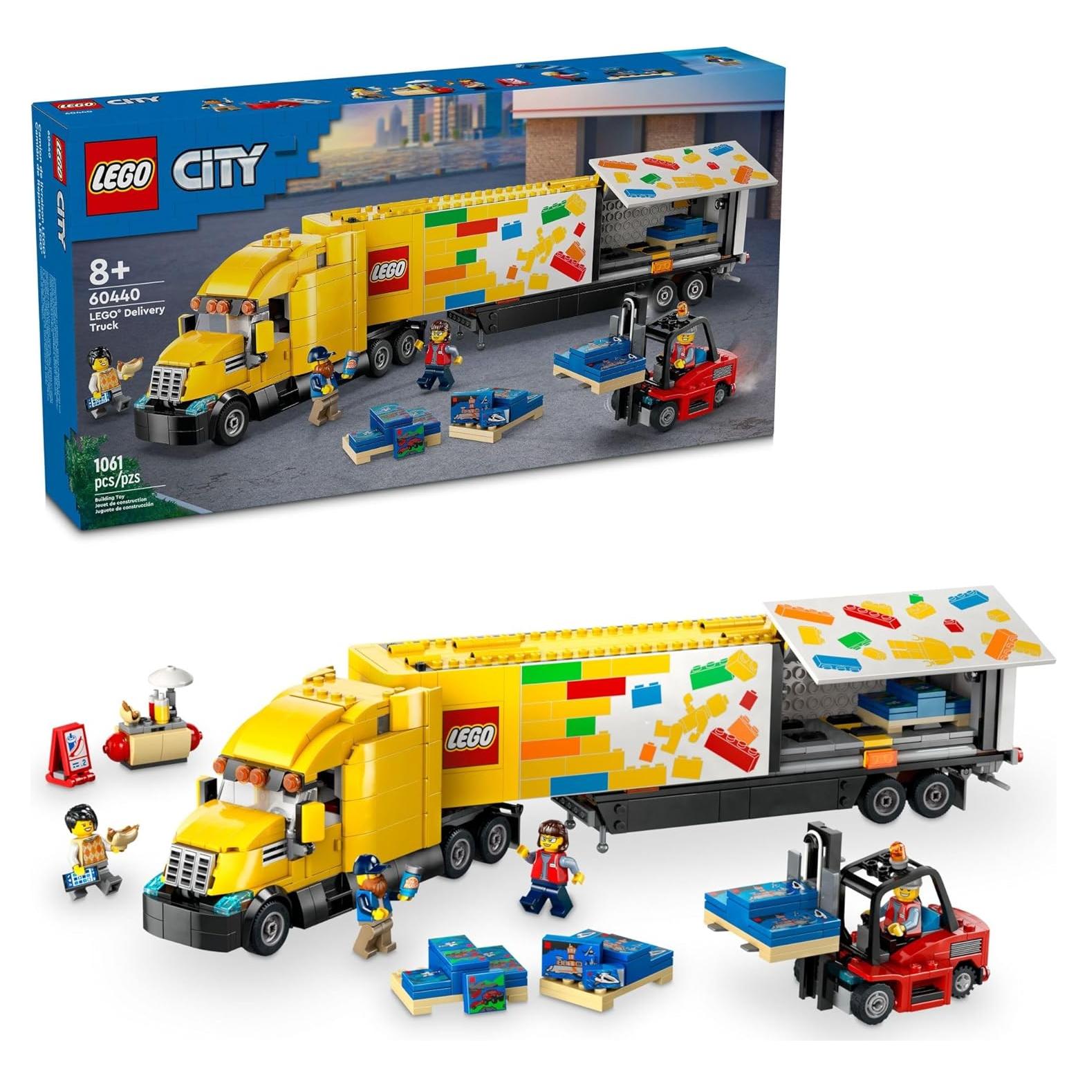 Juguete Camión de Entrega Amarillo LEGO City 60440 - 1061 Piezas