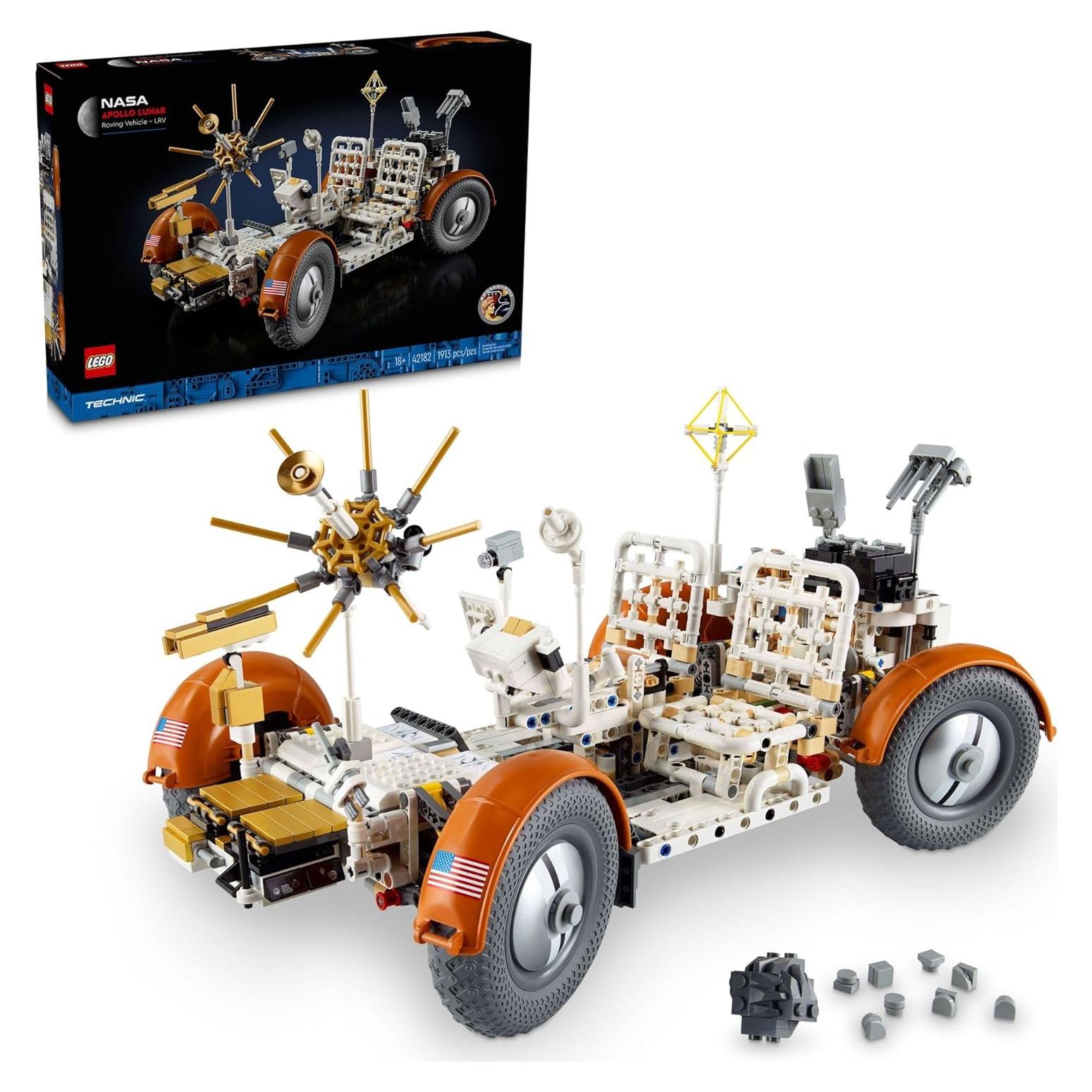 LEGO Technic Rover Lunar NASA Apollo 17 - Set 42182 1913 Piezas