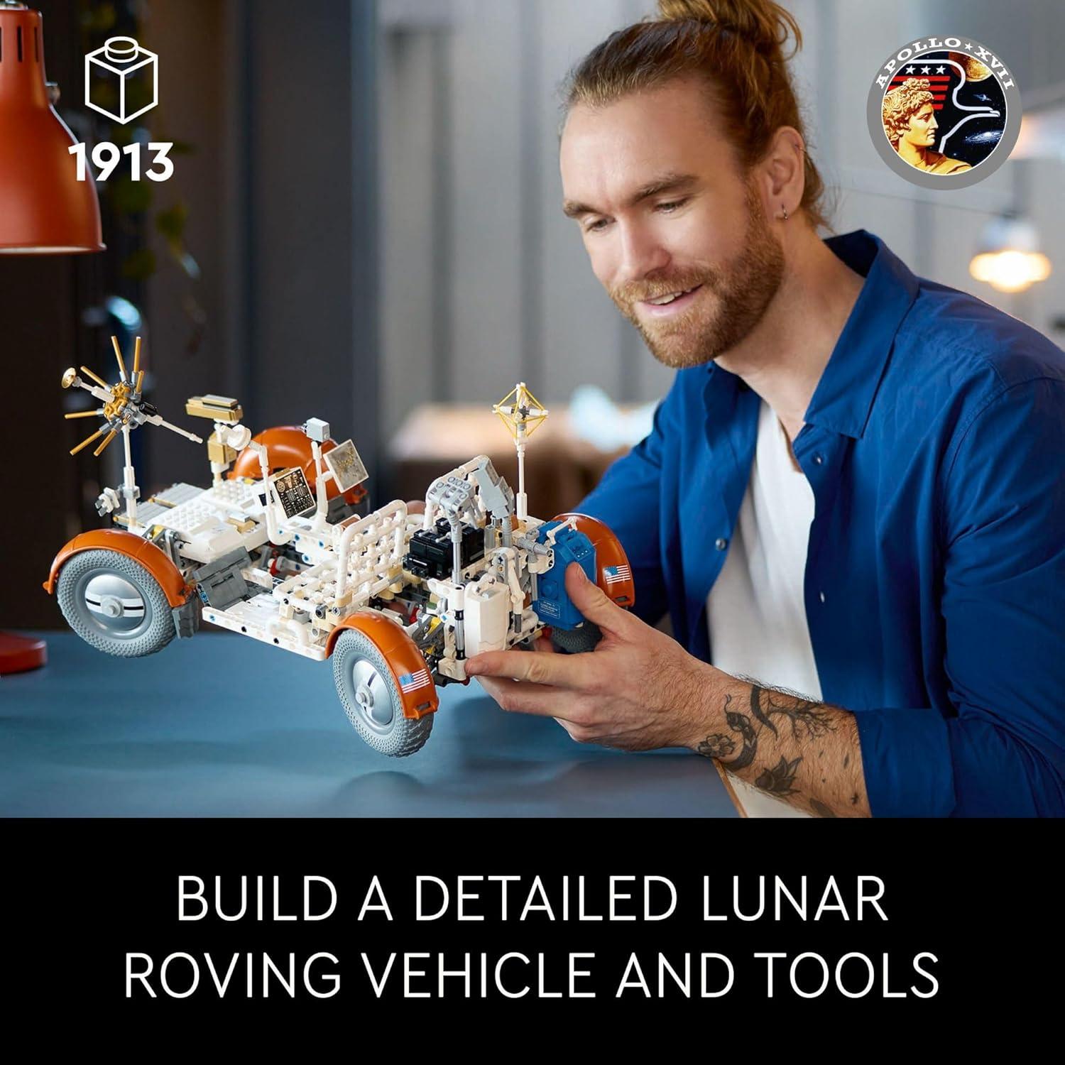 LEGO Technic Rover Lunar NASA Apollo 17 - Set 42182 1913 Piezas