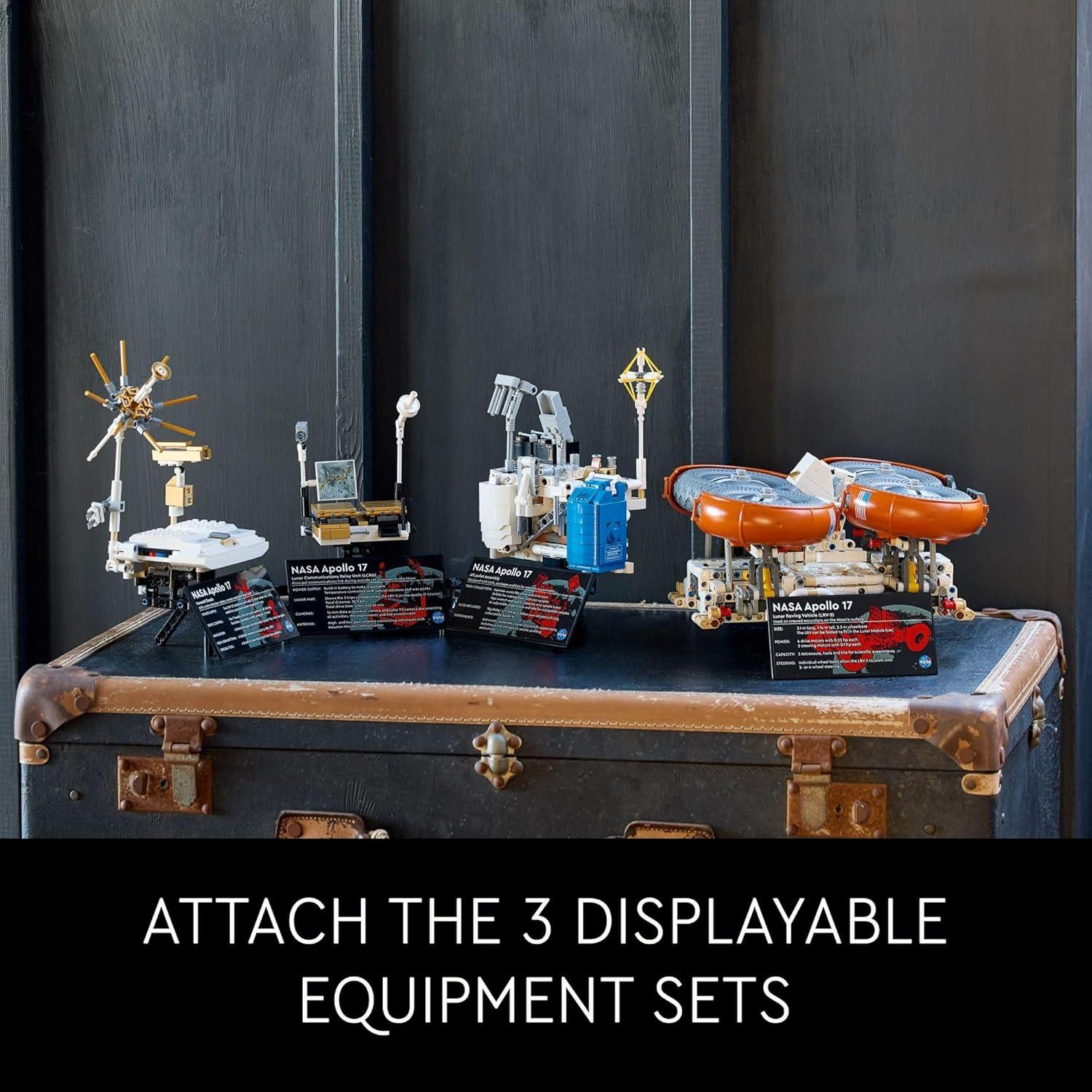 LEGO Technic Rover Lunar NASA Apollo 17 - Set 42182 1913 Piezas
