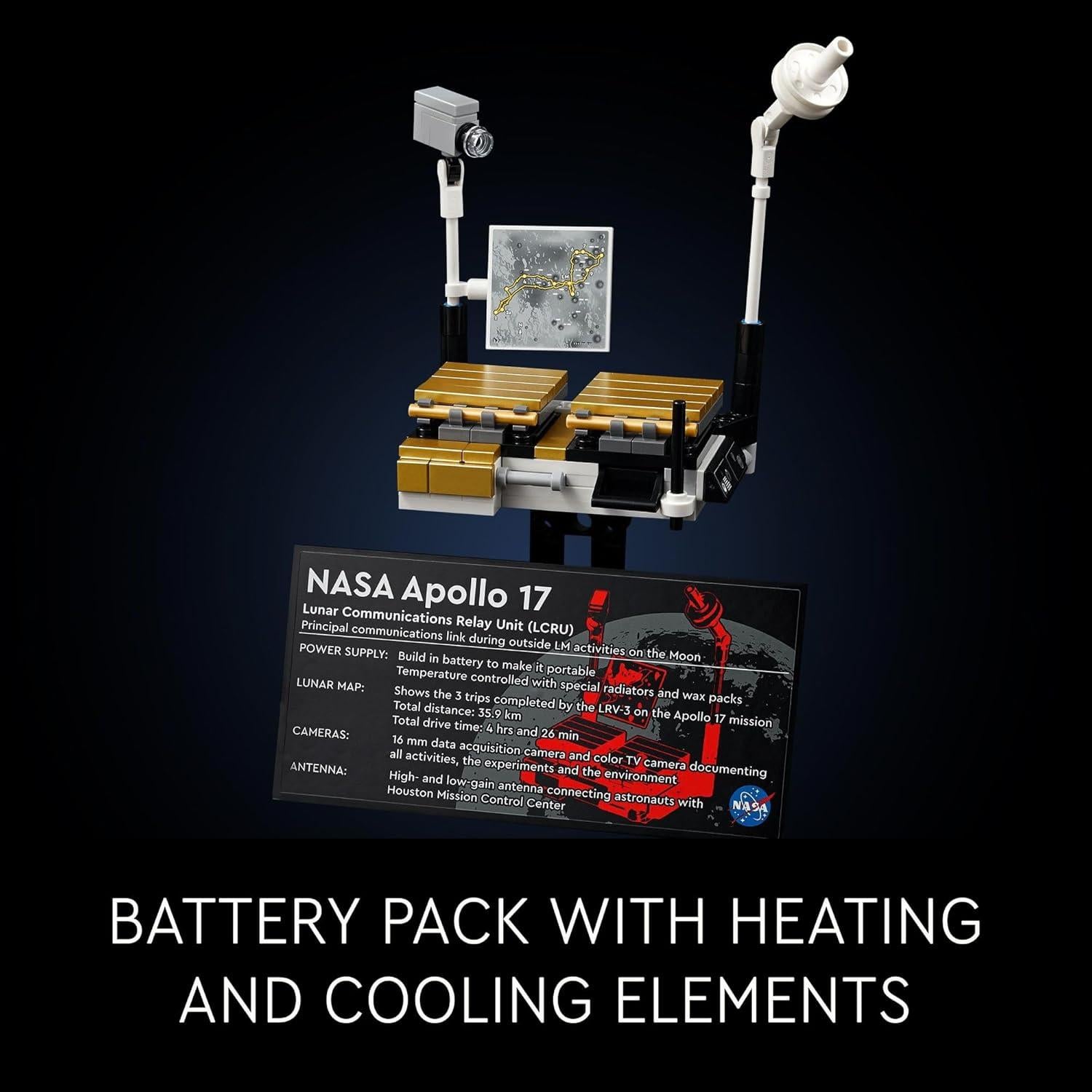 LEGO Technic Rover Lunar NASA Apollo 17 - Set 42182 1913 Piezas