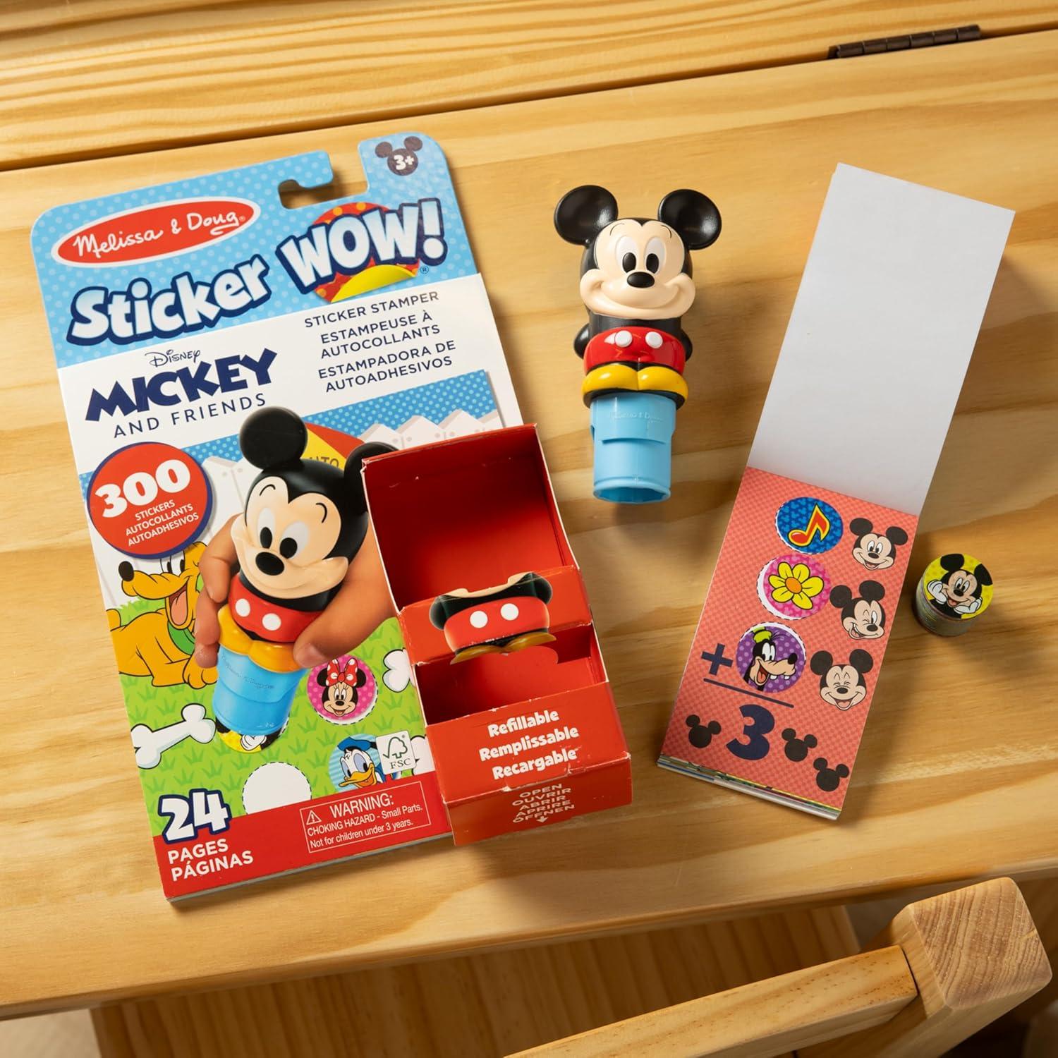 Melissa & Doug Sticker WOW! Mickey Mouse 500 Stickers y Bloc