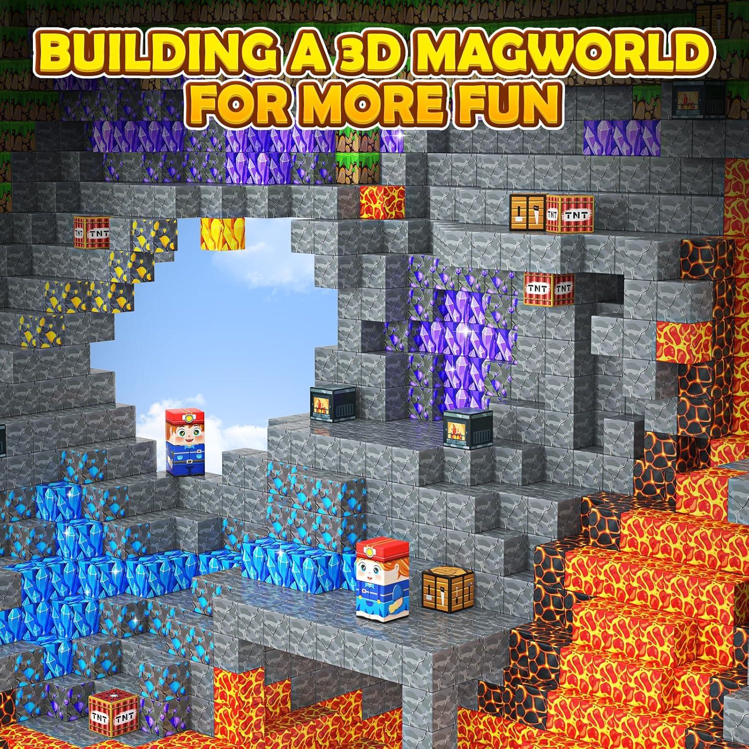 Bloques Magnéticos 100 Piezas Toyvimo Juguetes STEM 3-10 Años