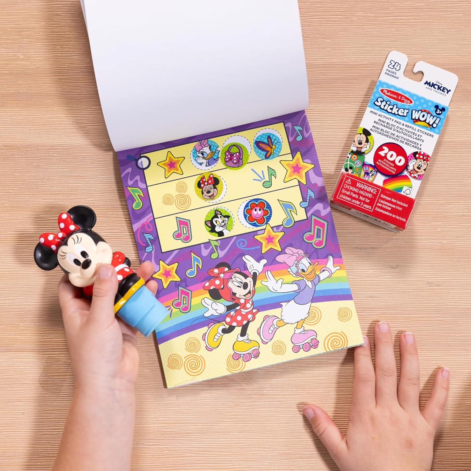 Melissa & Doug Sticker WOW! Minnie Mouse 500 Stickers y Bloc
