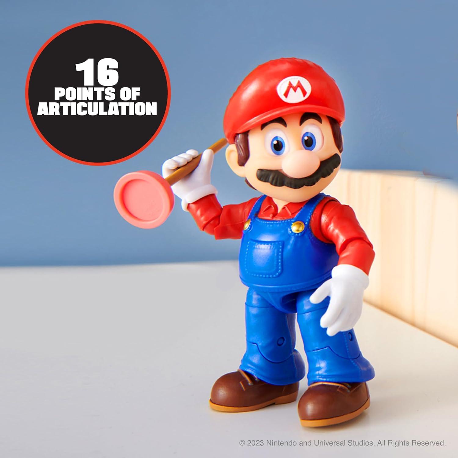 Figura de Acción Mario 5" La Película de Super Mario Bros - Jakks