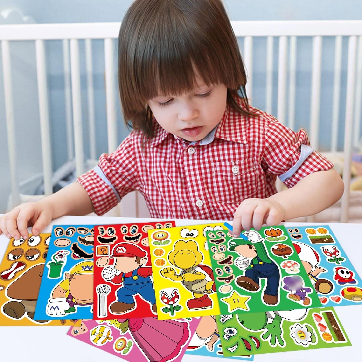 Stickers para Hacer Caras EHQEHQ - 40 Piezas PVC Multi