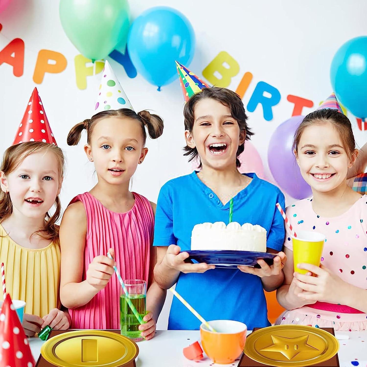 Kit de Fiesta de Cumpleaños Mario Bros 80PCS para 20 Invitados