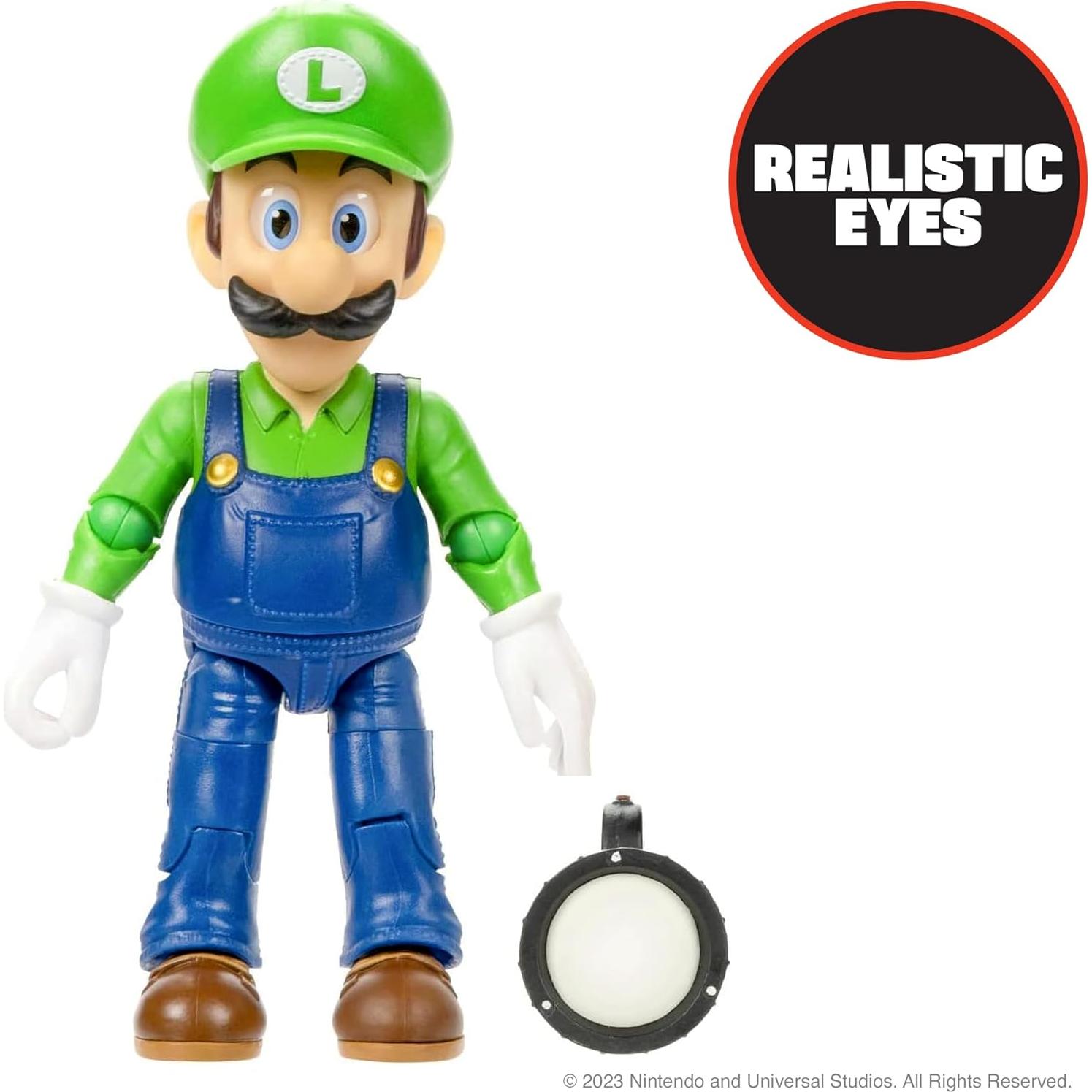 Figura de Acción Luigi 5" The Super Mario Bros. - Jakks Pacific