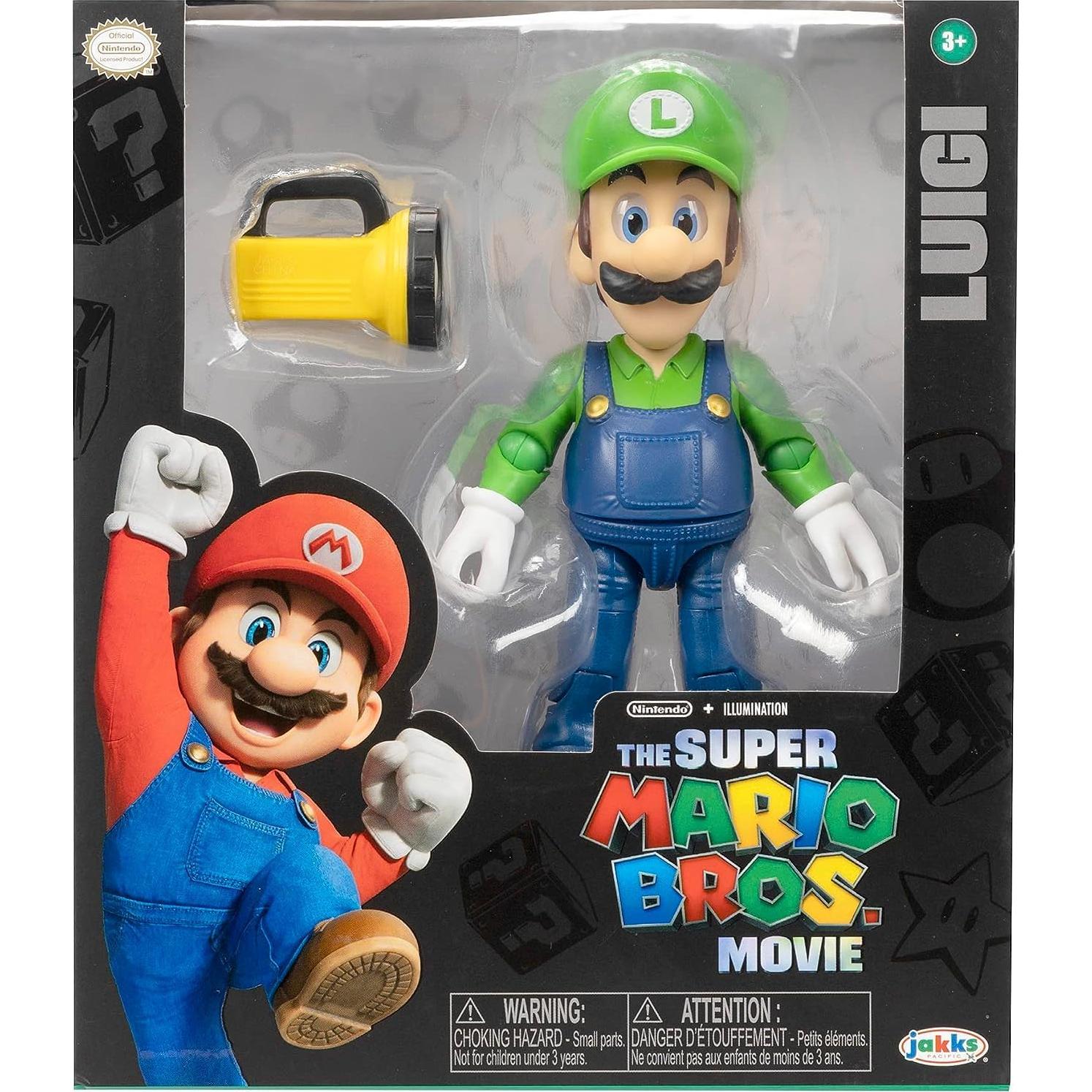 Figura de Acción Luigi 5" The Super Mario Bros. - Jakks Pacific