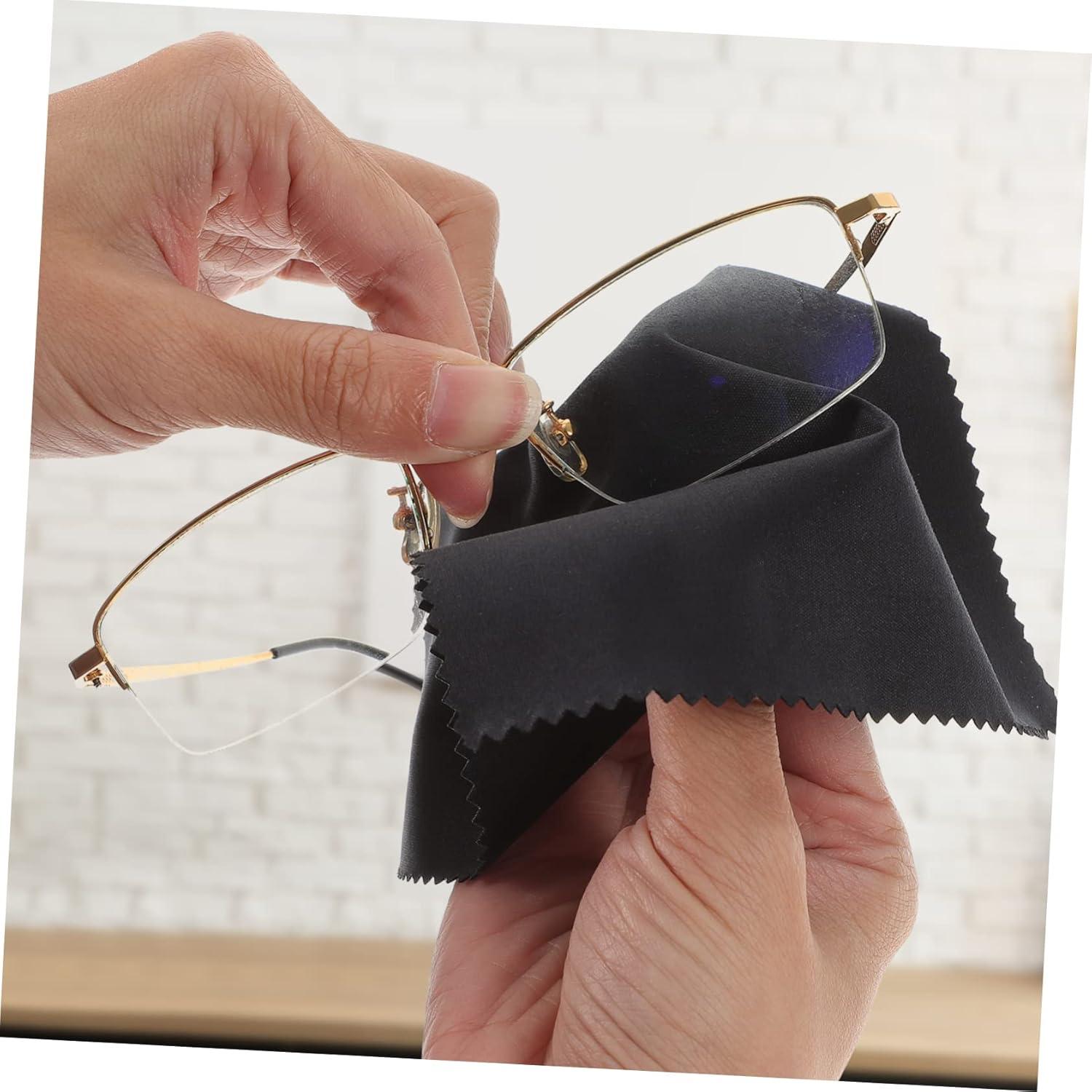 Juego de 20 paños de limpieza de microfibra LRXIYODE negro