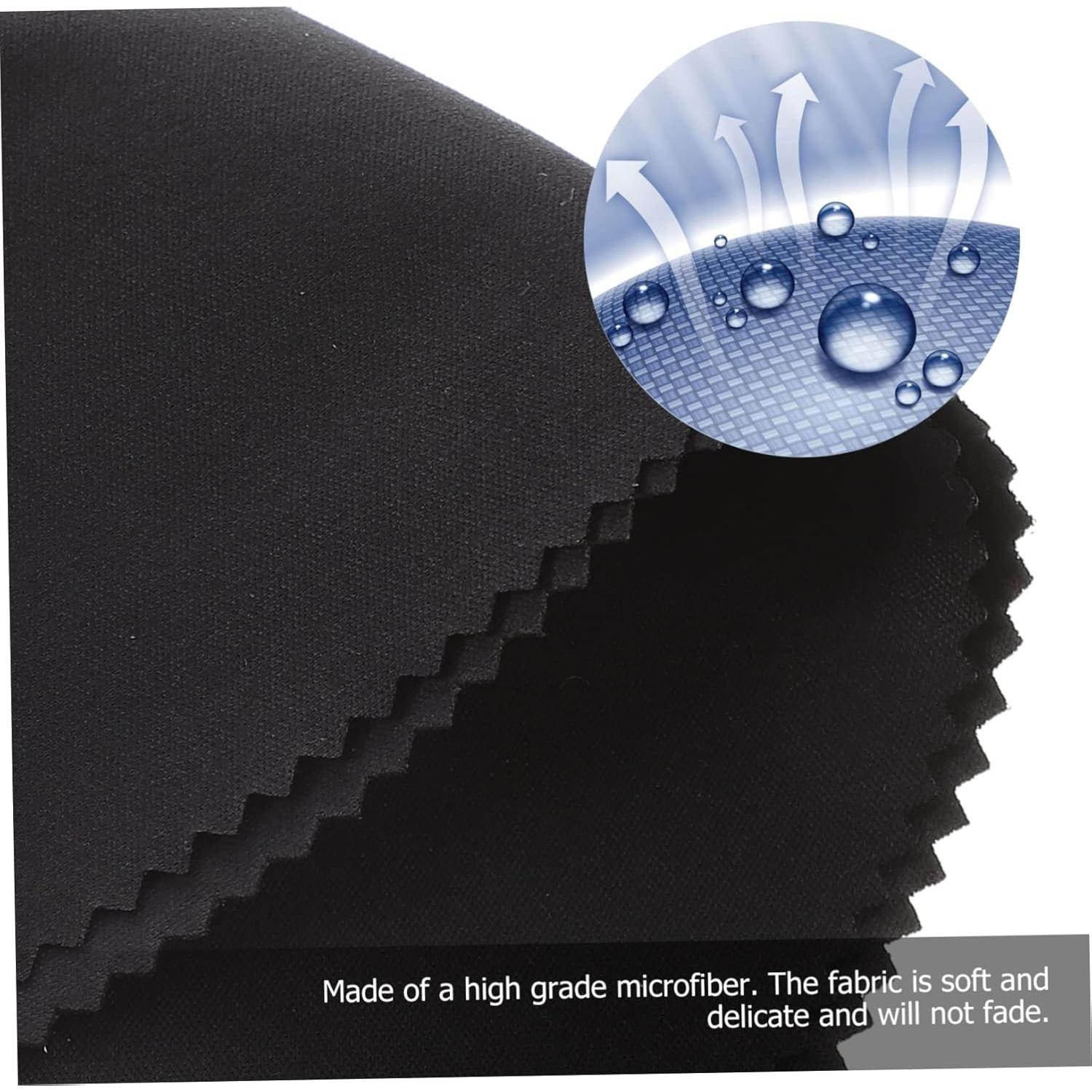Juego de 20 paños de limpieza de microfibra LRXIYODE negro