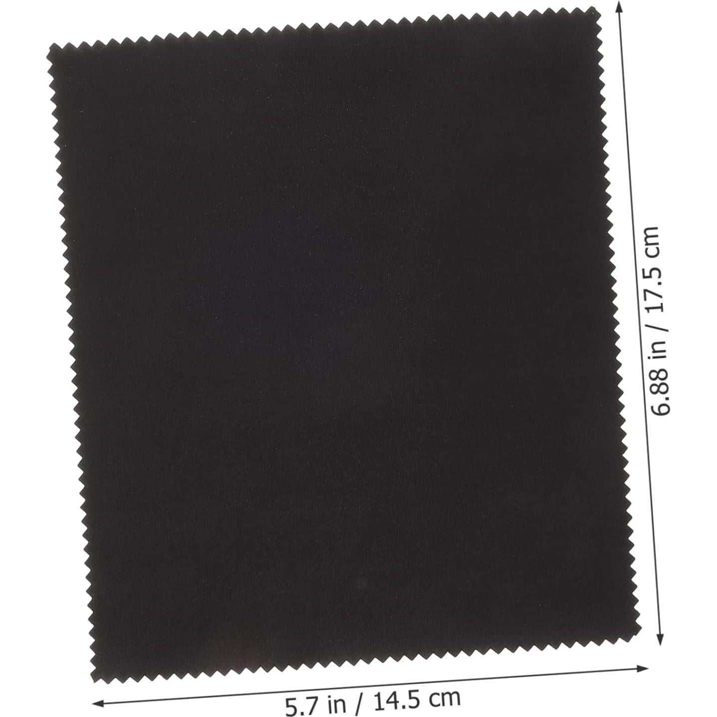 Juego de 20 paños de limpieza de microfibra LRXIYODE negro