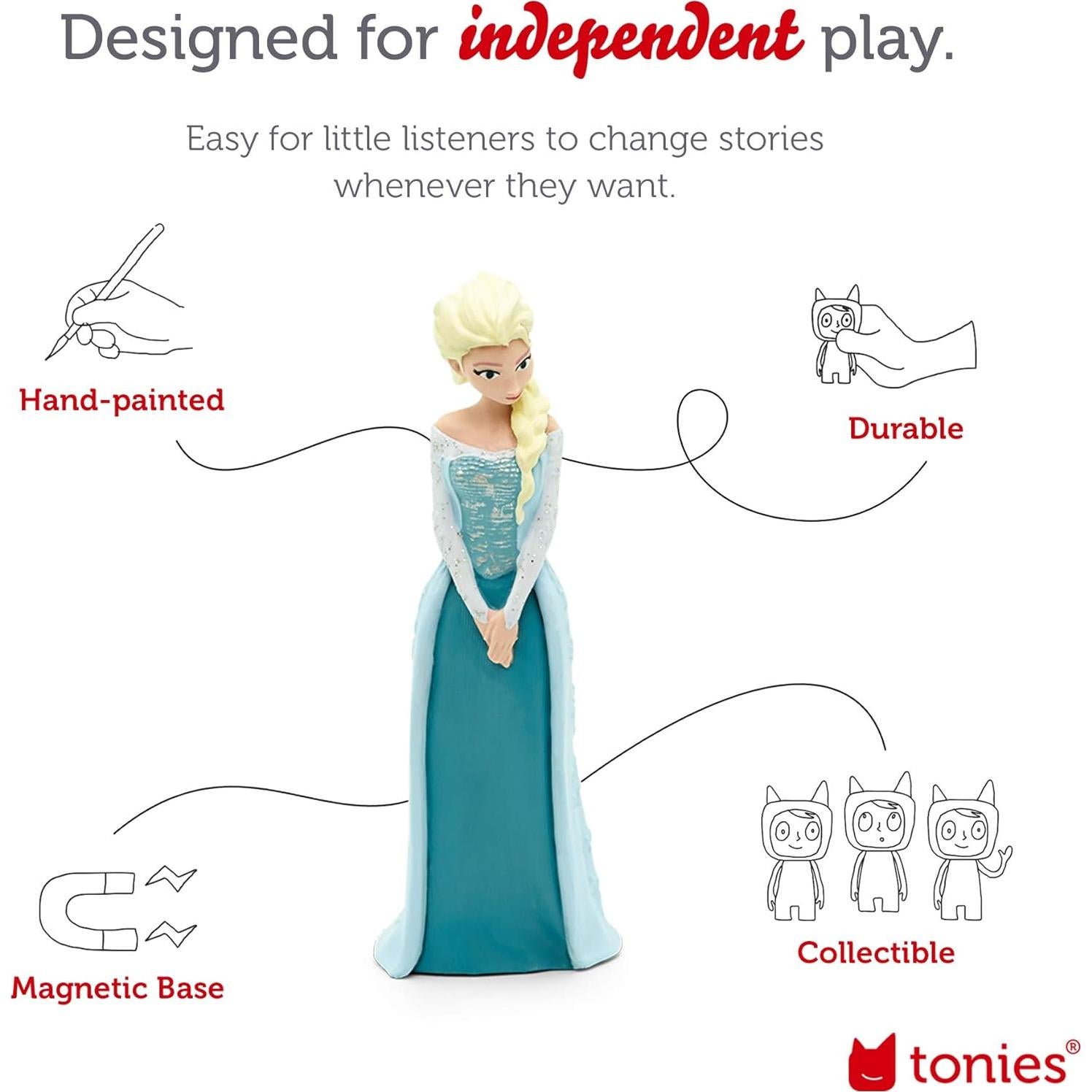 Figurita de Audio Tonies Elsa Disney Frozen 24 min 32g