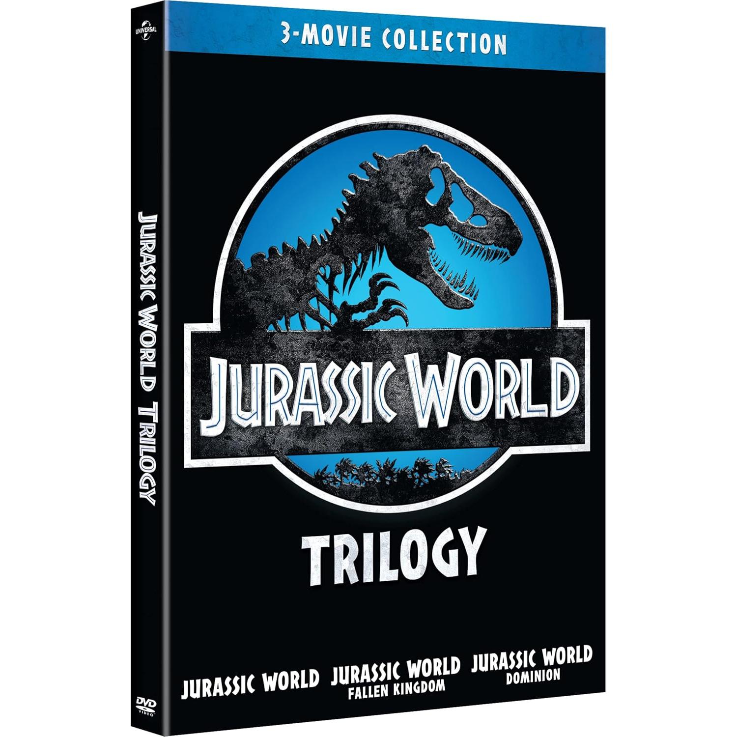 Trilogía Jurassic World en DVD - Universal Studios - 402 min