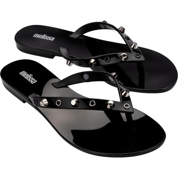 Chanclas Melissa Harmonic Studs II para Mujeres - Negro