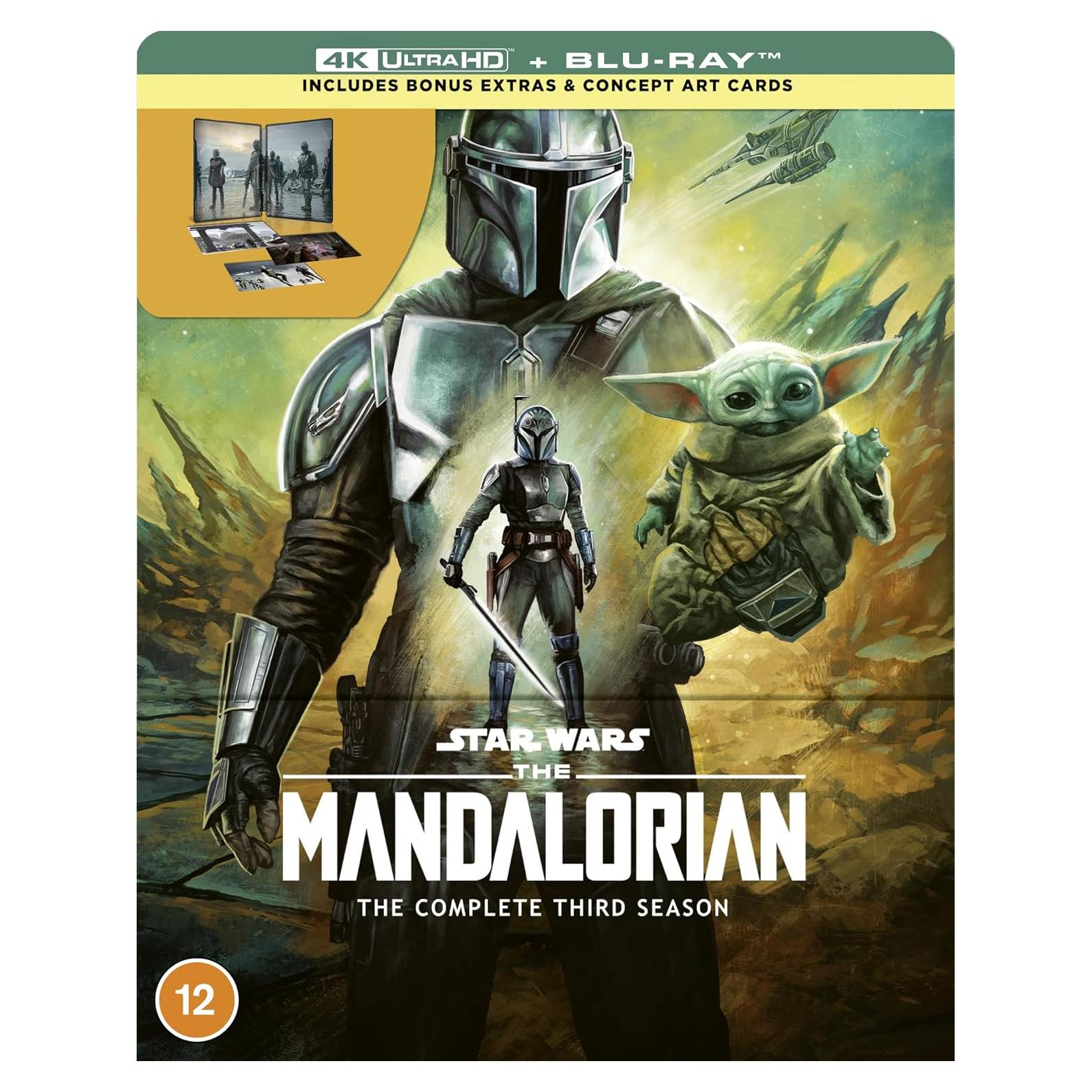 Star Wars Mandalorian Temporada 3 4K UHD Steelbook Disney