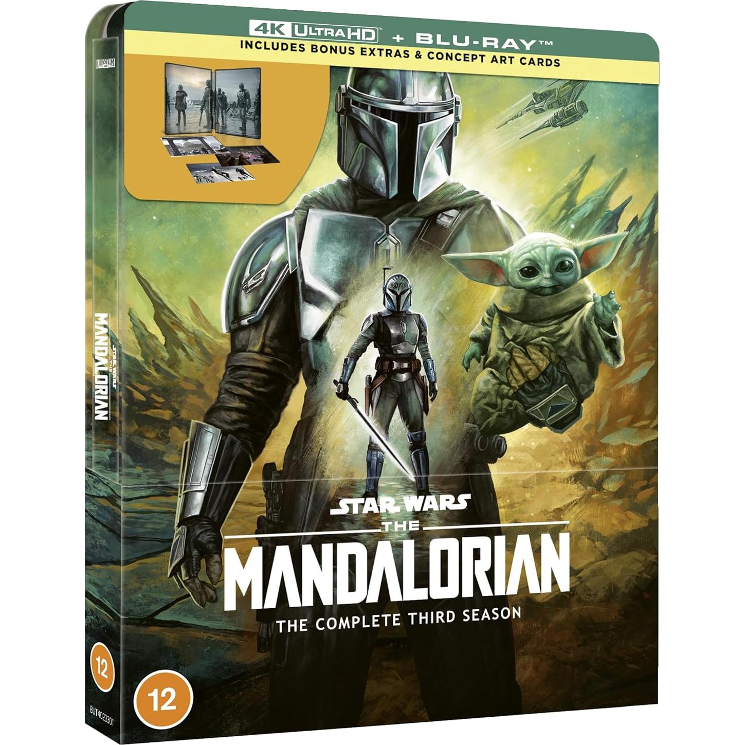 Star Wars Mandalorian Temporada 3 4K UHD Steelbook Disney