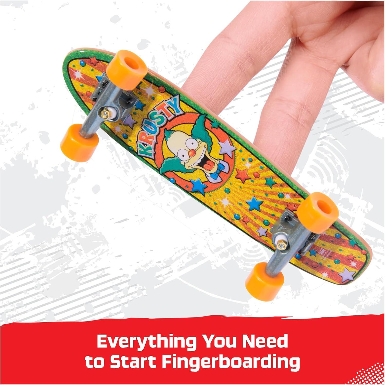 Paquete Ultra DLX Tech Deck 4 Fingerboards Simpsons 109.5g