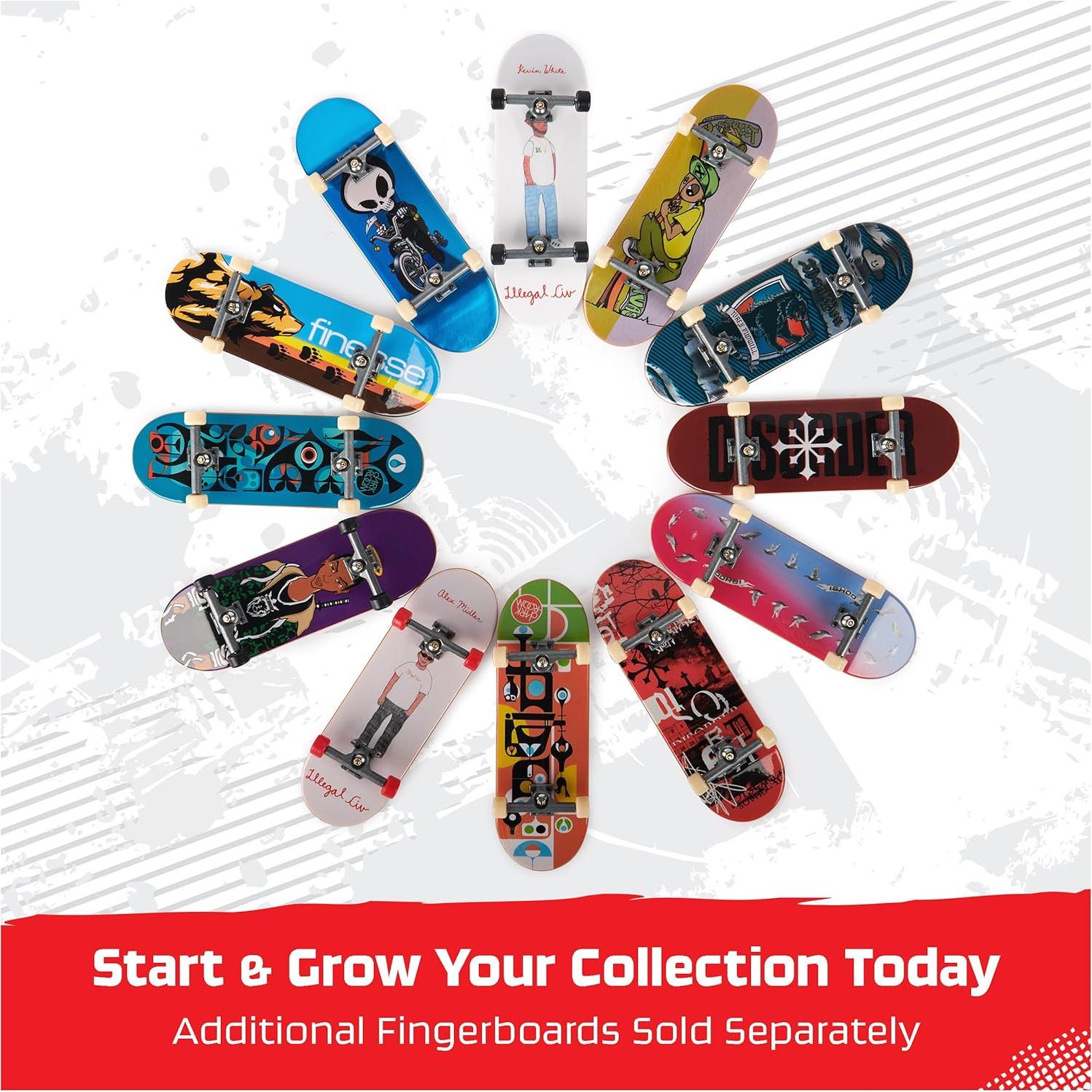 Paquete Ultra DLX Tech Deck 4 Fingerboards Simpsons 109.5g