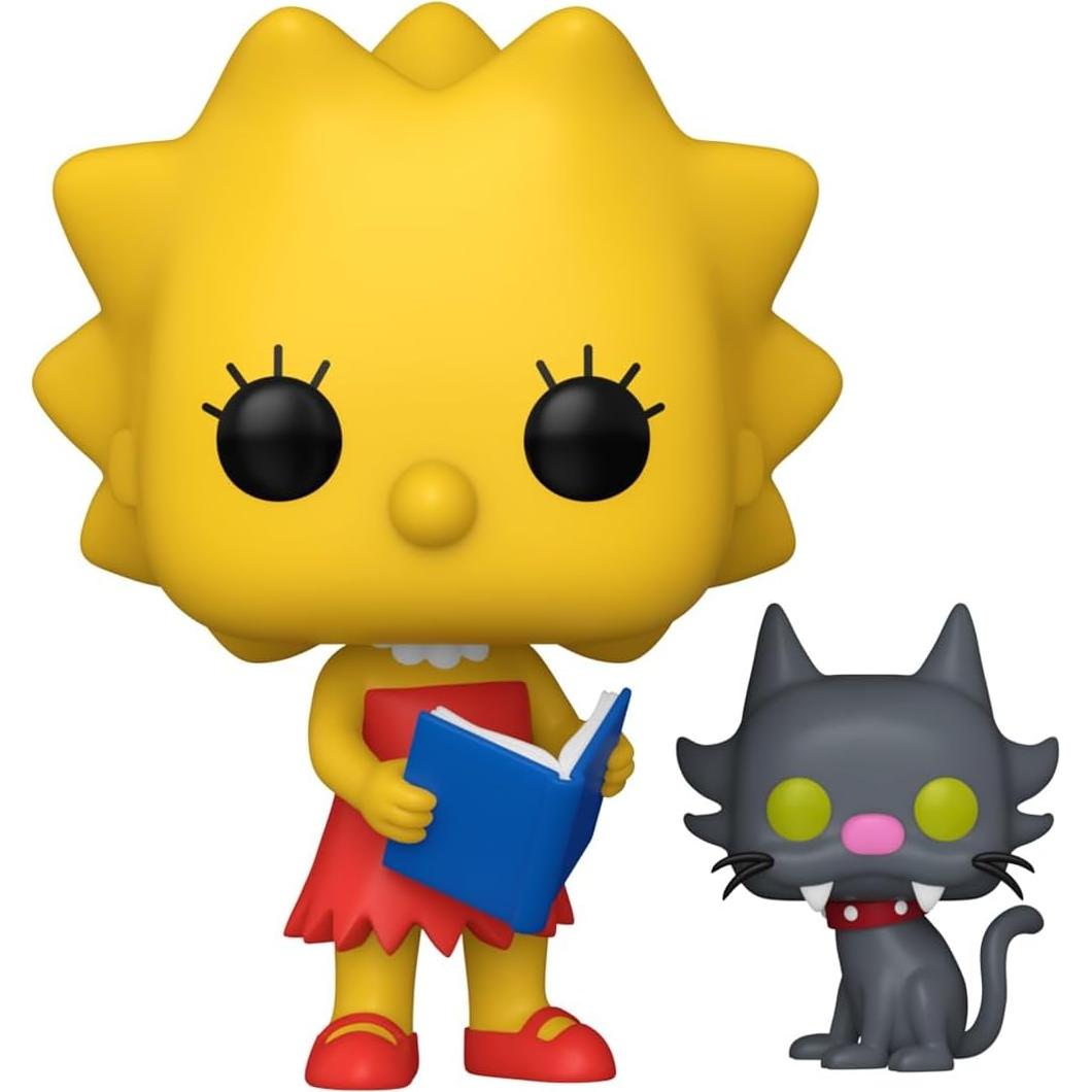 Figura Funko Pop! Lisa Simpson con Snowball II - 9.5 cm - Coleccionable
