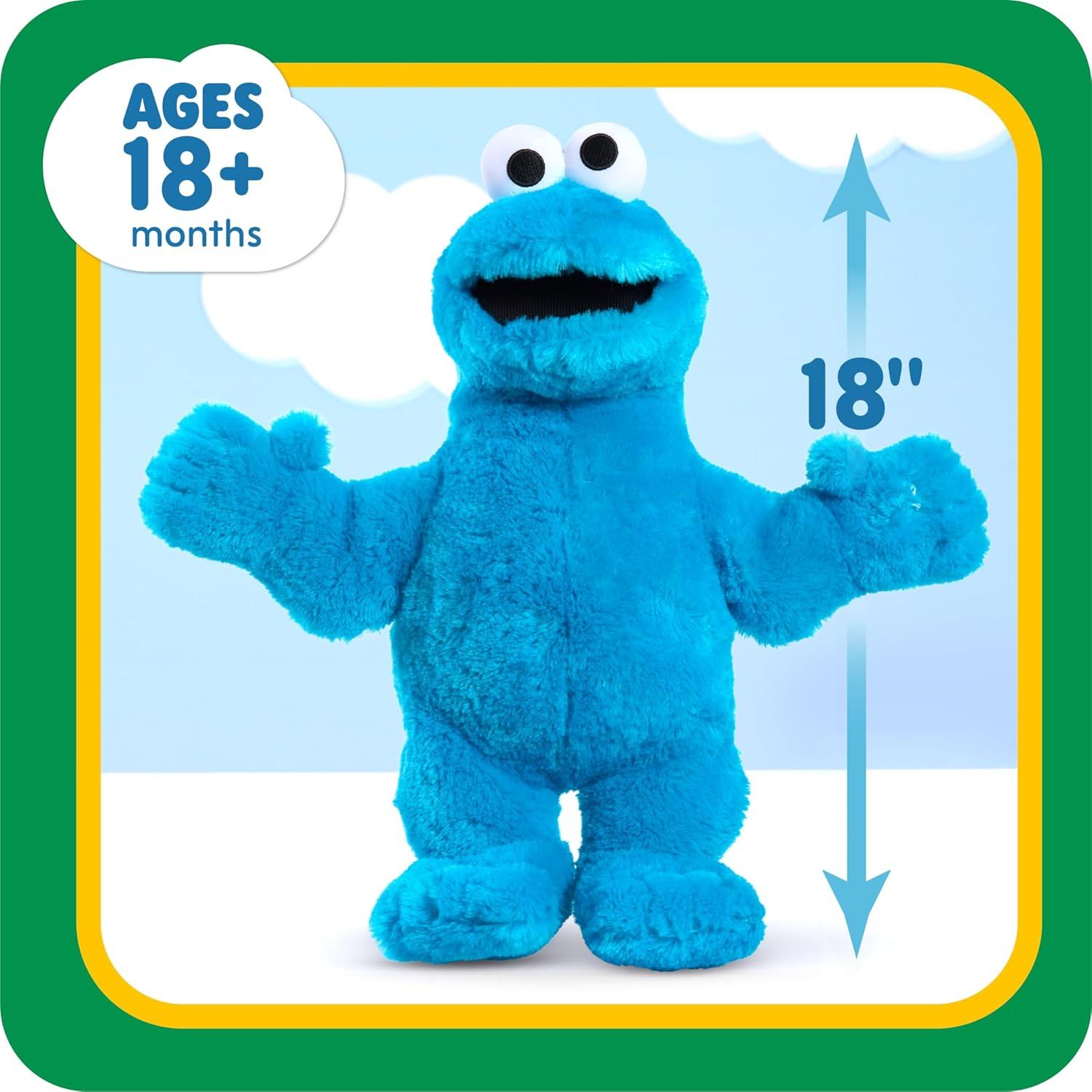 Peluche Monstruo de Galleta Grandes Abrazos Just Play 45.72 cm