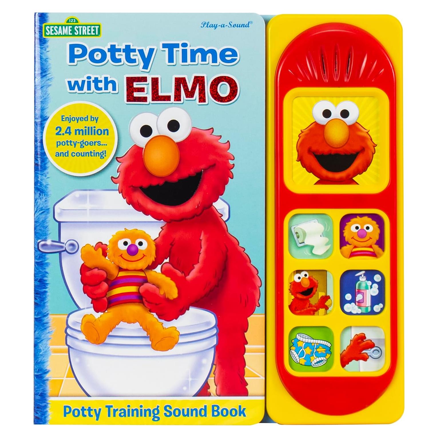 Sesame Street - Potty Time with Elmo - Potty Training Sound Book - PI Kids