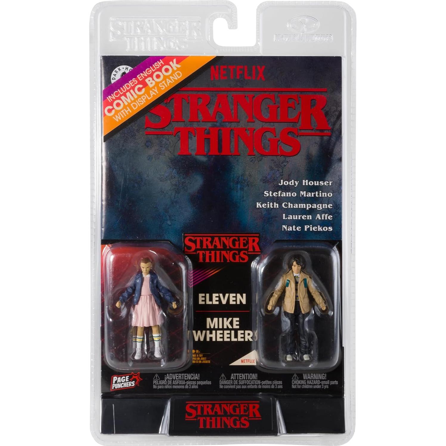 Figuras de Acción McFarlane Toys Stranger Things 2pk Eleven y Mike 7.62cm