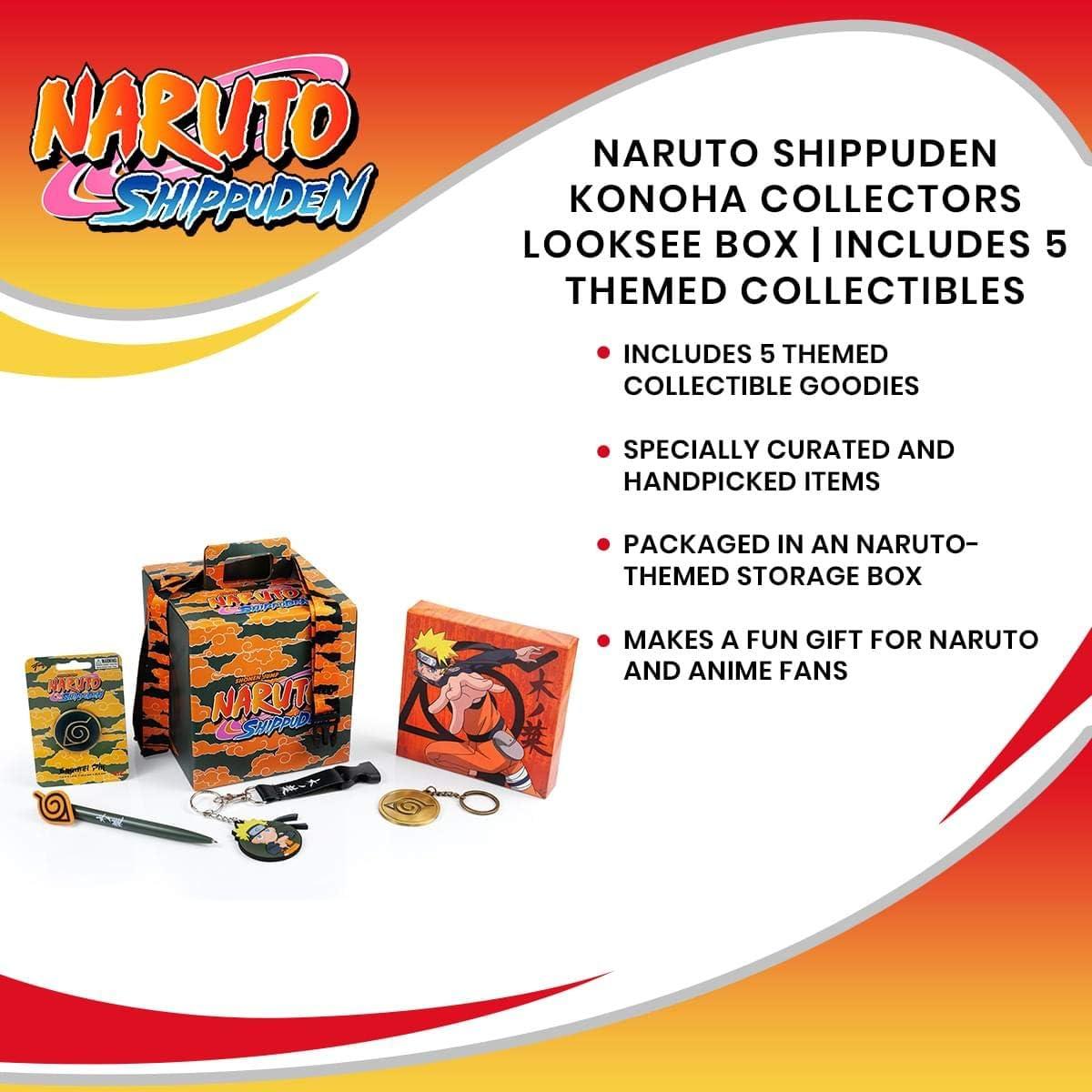 Caja de Coleccionistas Naruto Shippuden Just Funky - 5 Artículos