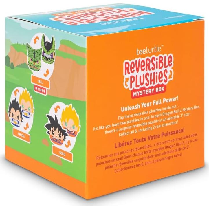Peluches Reversibles TeeTurtle Dragon Ball Z 7.62 cm - Caja Sorpresa