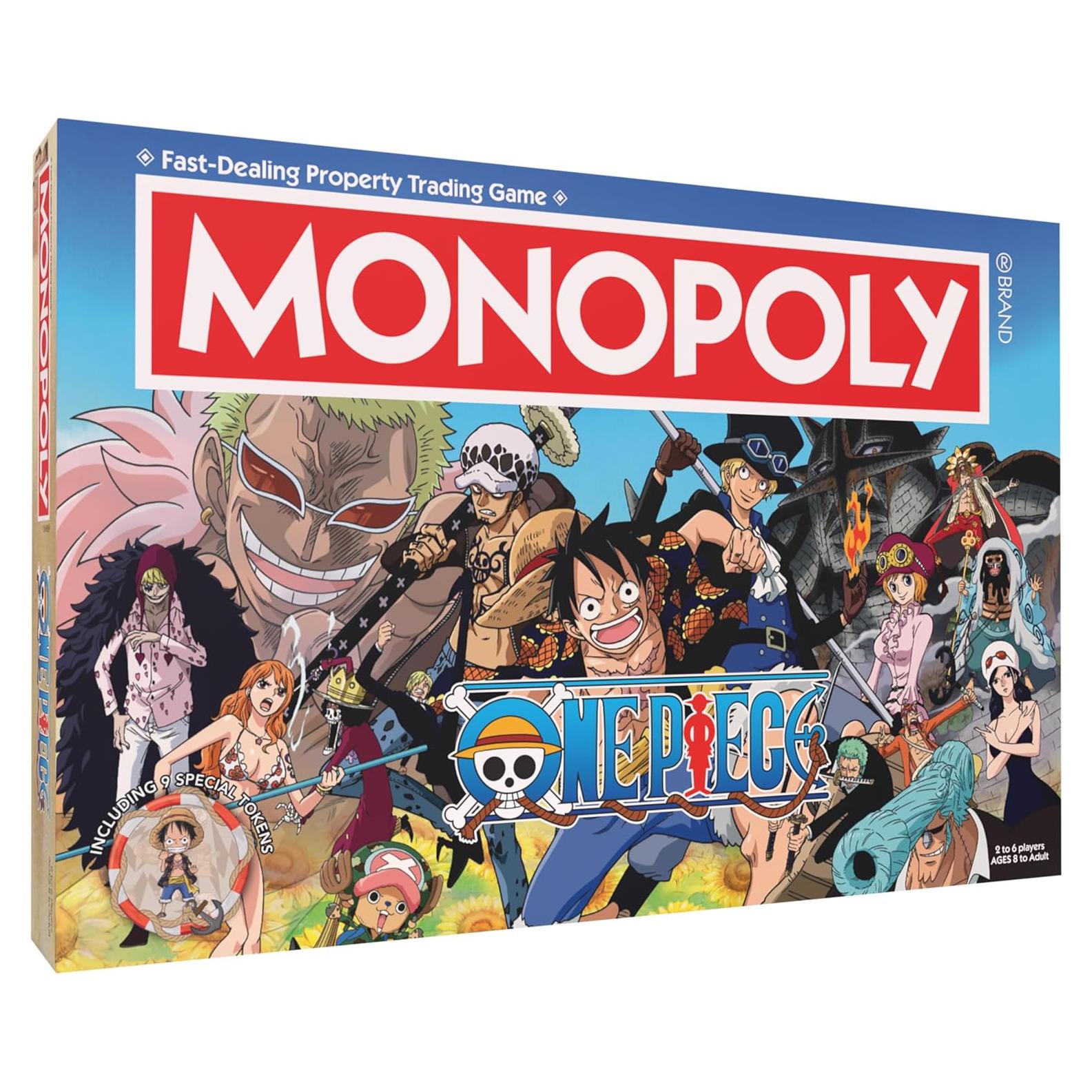 Monopoly One Piece USAOpoly Juego de Mesa 2-6 Jugadores