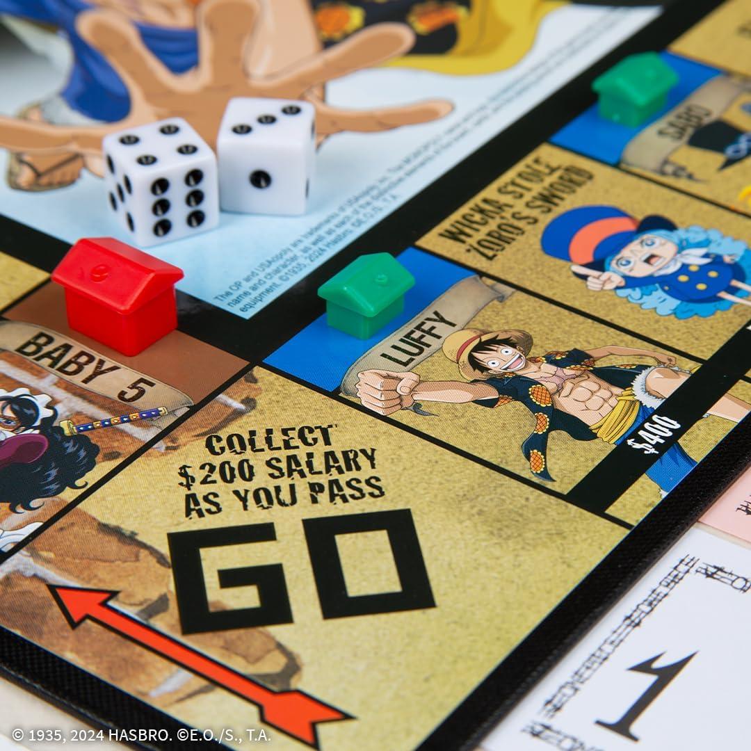 Monopoly One Piece USAOpoly Juego de Mesa 2-6 Jugadores