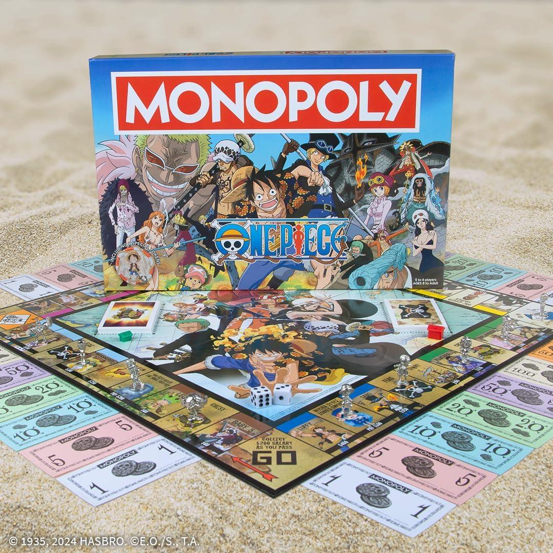 Monopoly One Piece USAOpoly Juego de Mesa 2-6 Jugadores