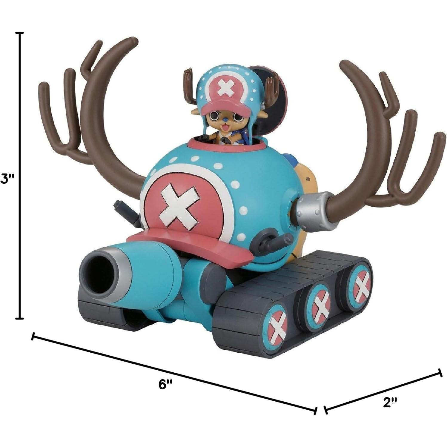 Kit de Modelo Mecha Bandai Tanque Robot Chopper 15.2x7.6cm