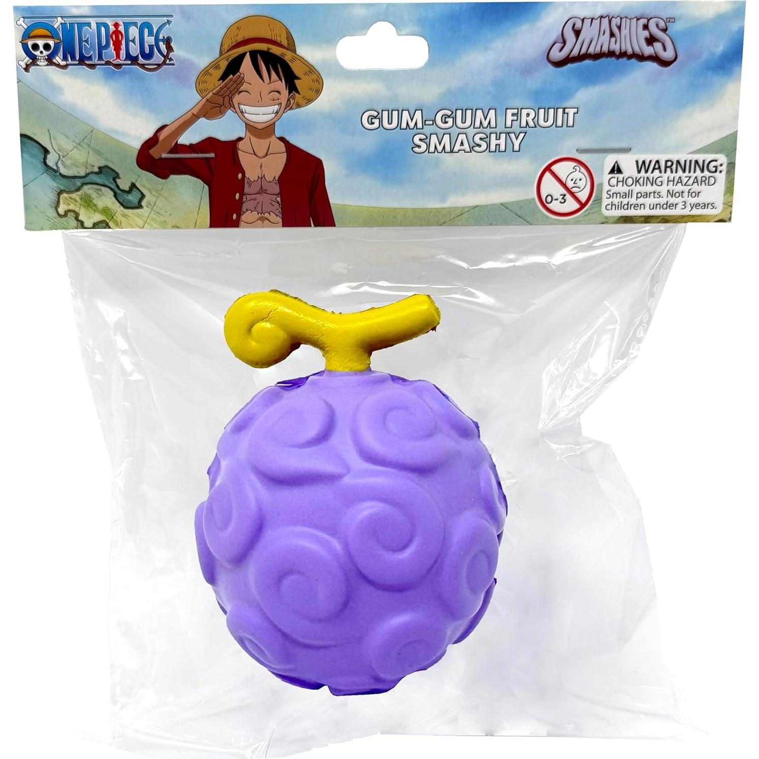Juguete Squishy Fruta Gum-Gum One Piece - Licencia Oficial