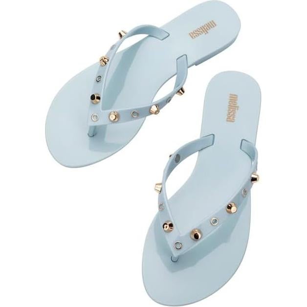 Chanclas Melissa Harmonic Studs II Azul 23x9cm Resistente