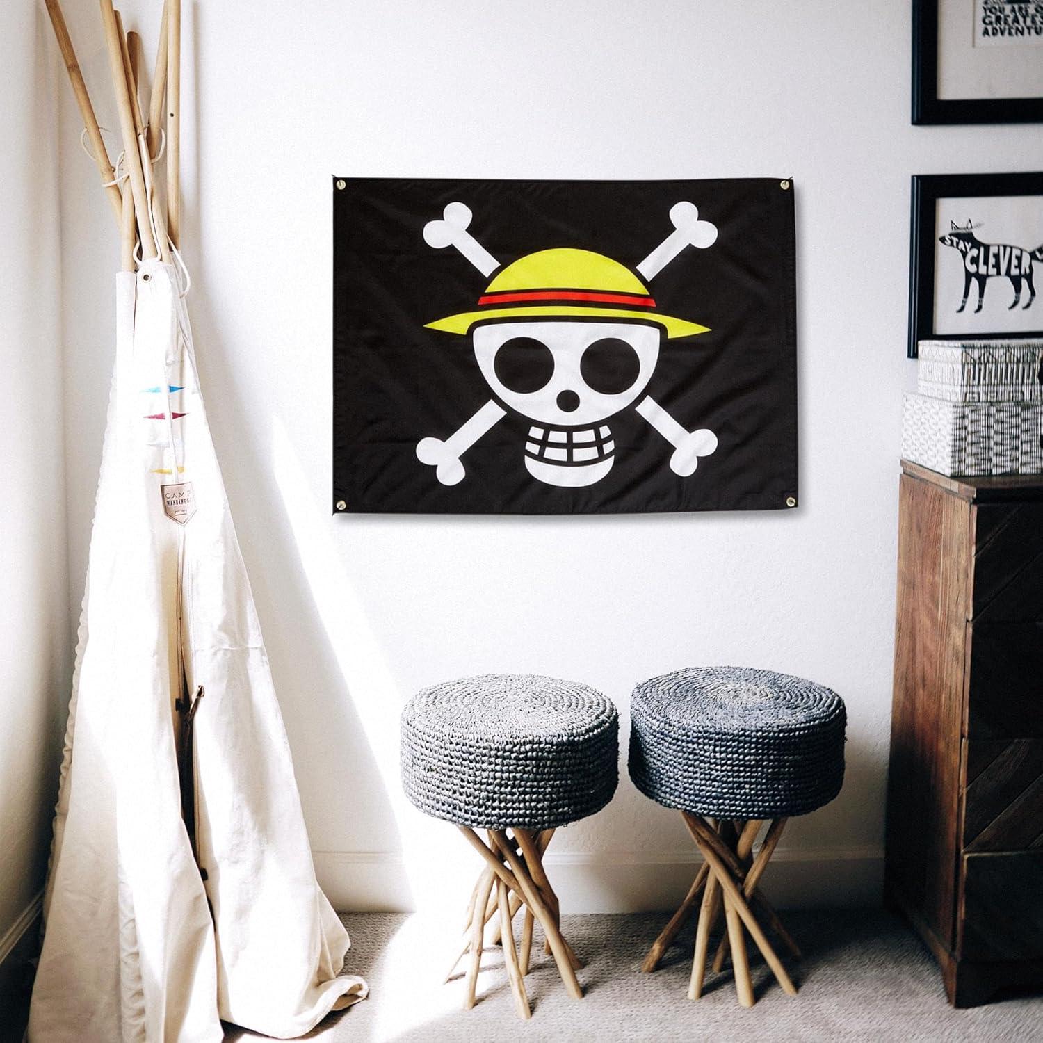 Bandera Pirata de Luffy One Piece GE-6468 109x80 cm