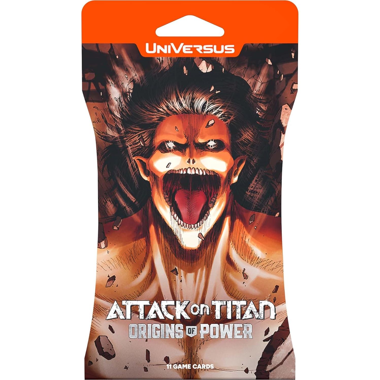 Juego de Cartas UniVersus Ataque de Titanes - 24 Paquetes