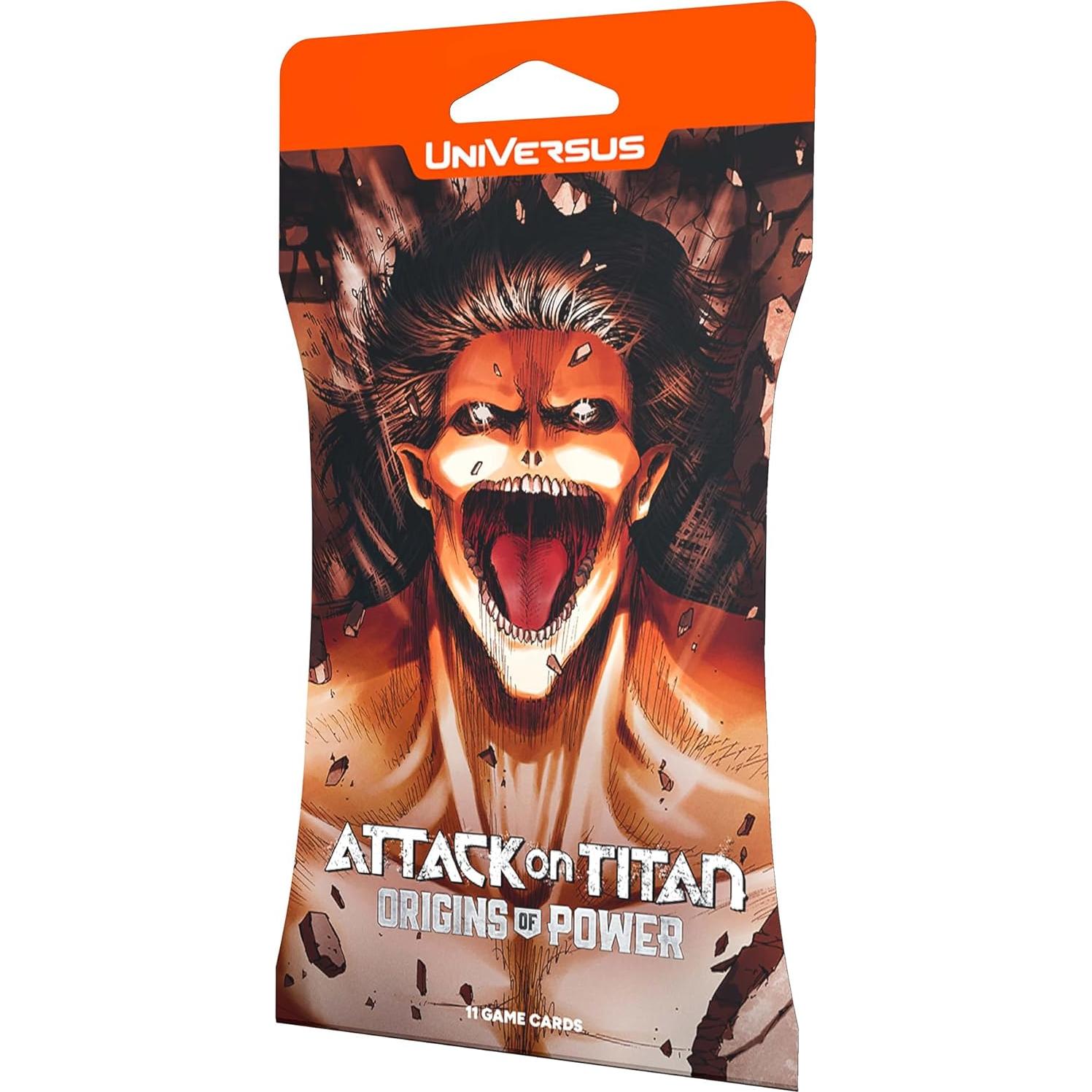 Juego de Cartas UniVersus Ataque de Titanes - 24 Paquetes