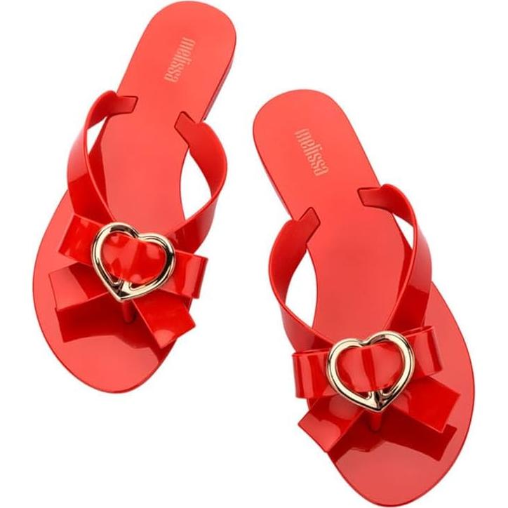 Chanclas Melissa Harmonic Hot Rojo 23x9cm Resistentes